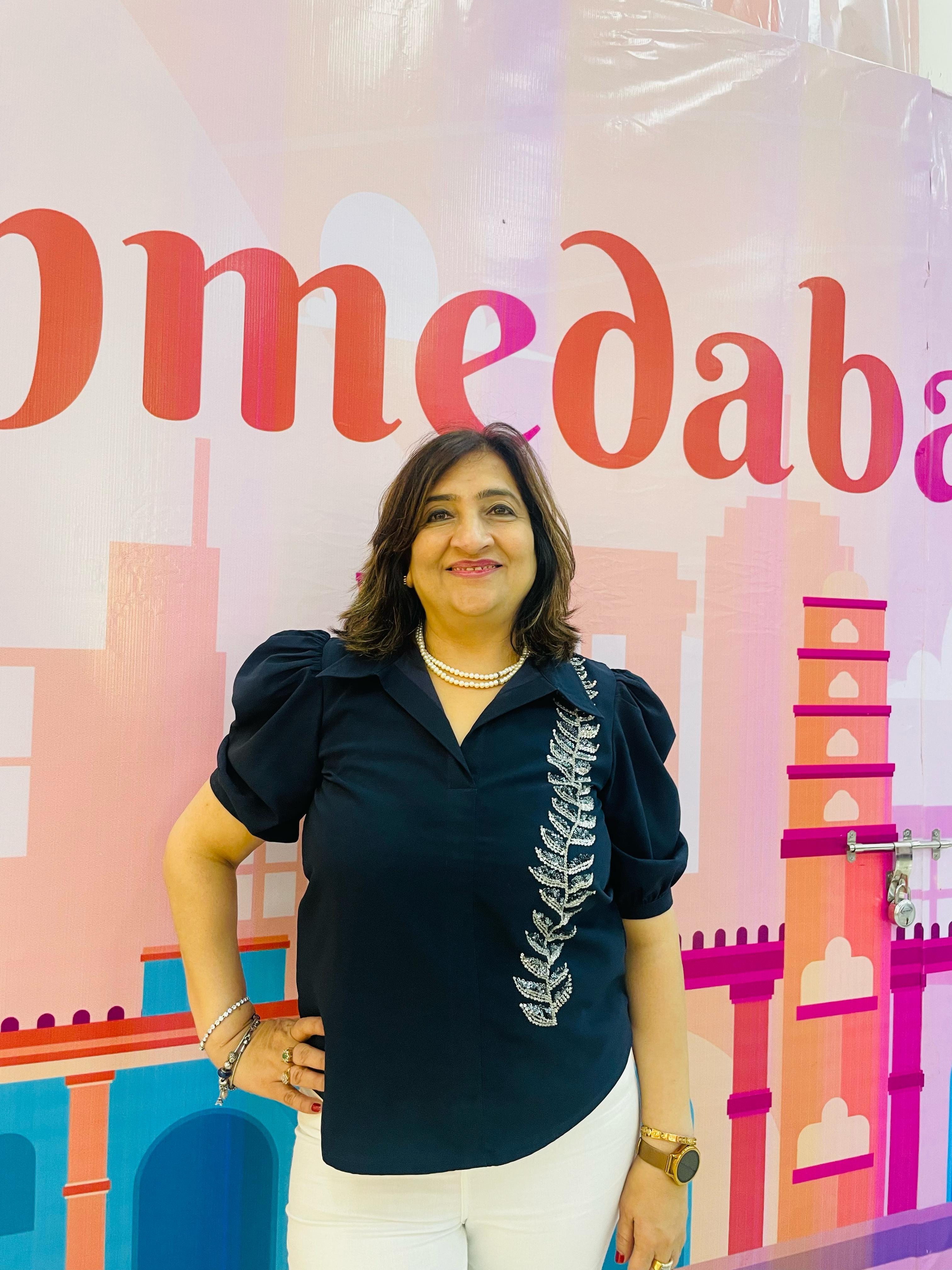 Navy Blue Hand Embroidered Top