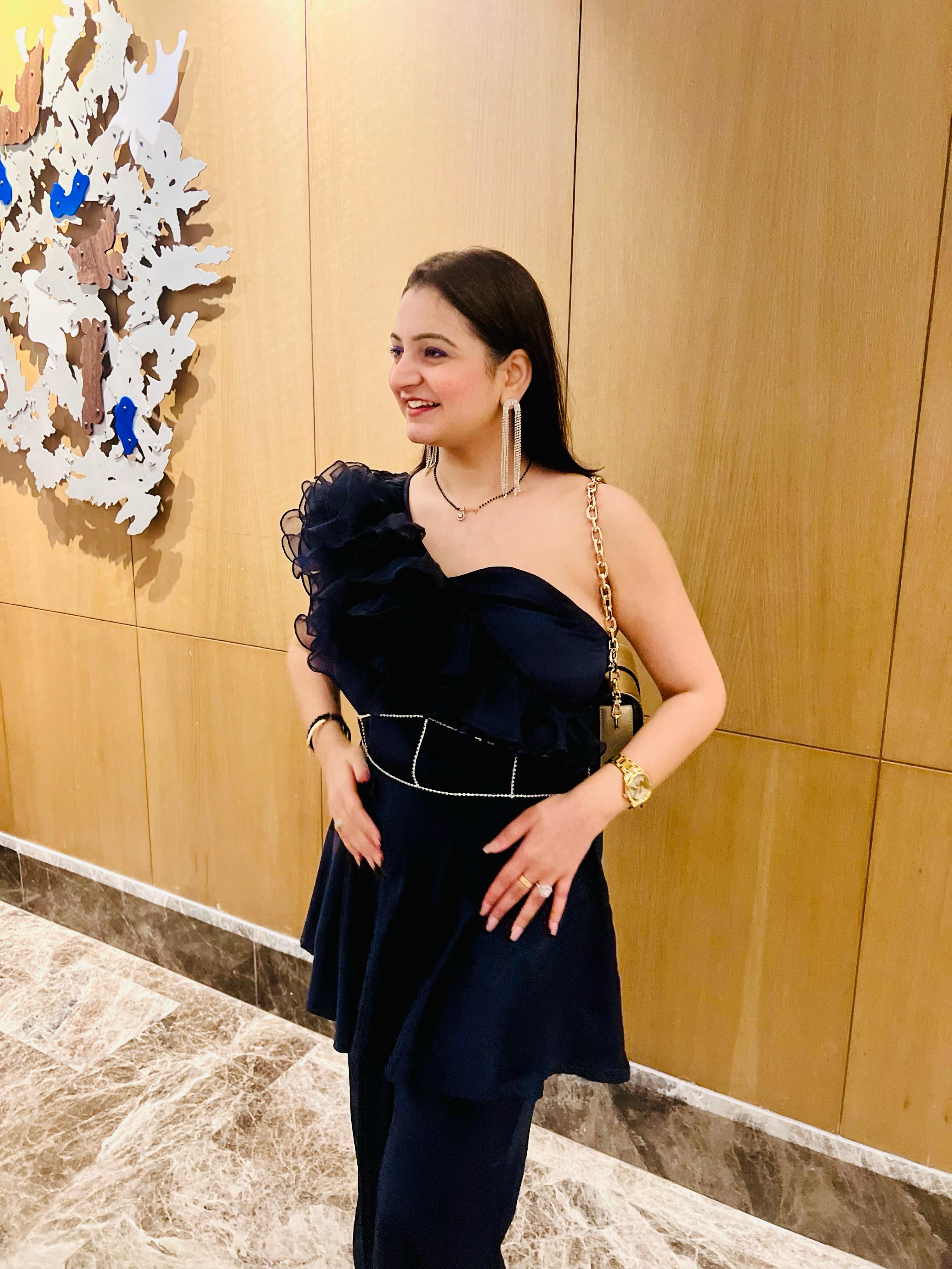Vironikaâ€™s Ruffled Blue Co-ord