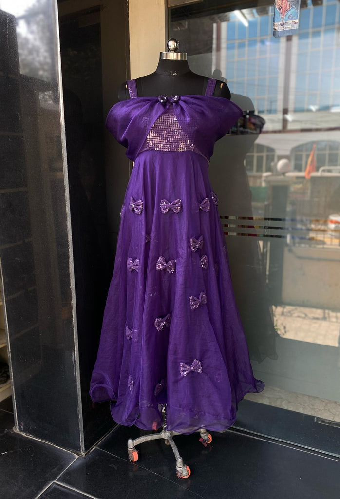 Purple Bow Gown