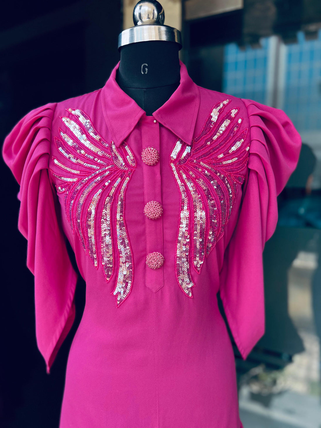 Pink Wings Dress