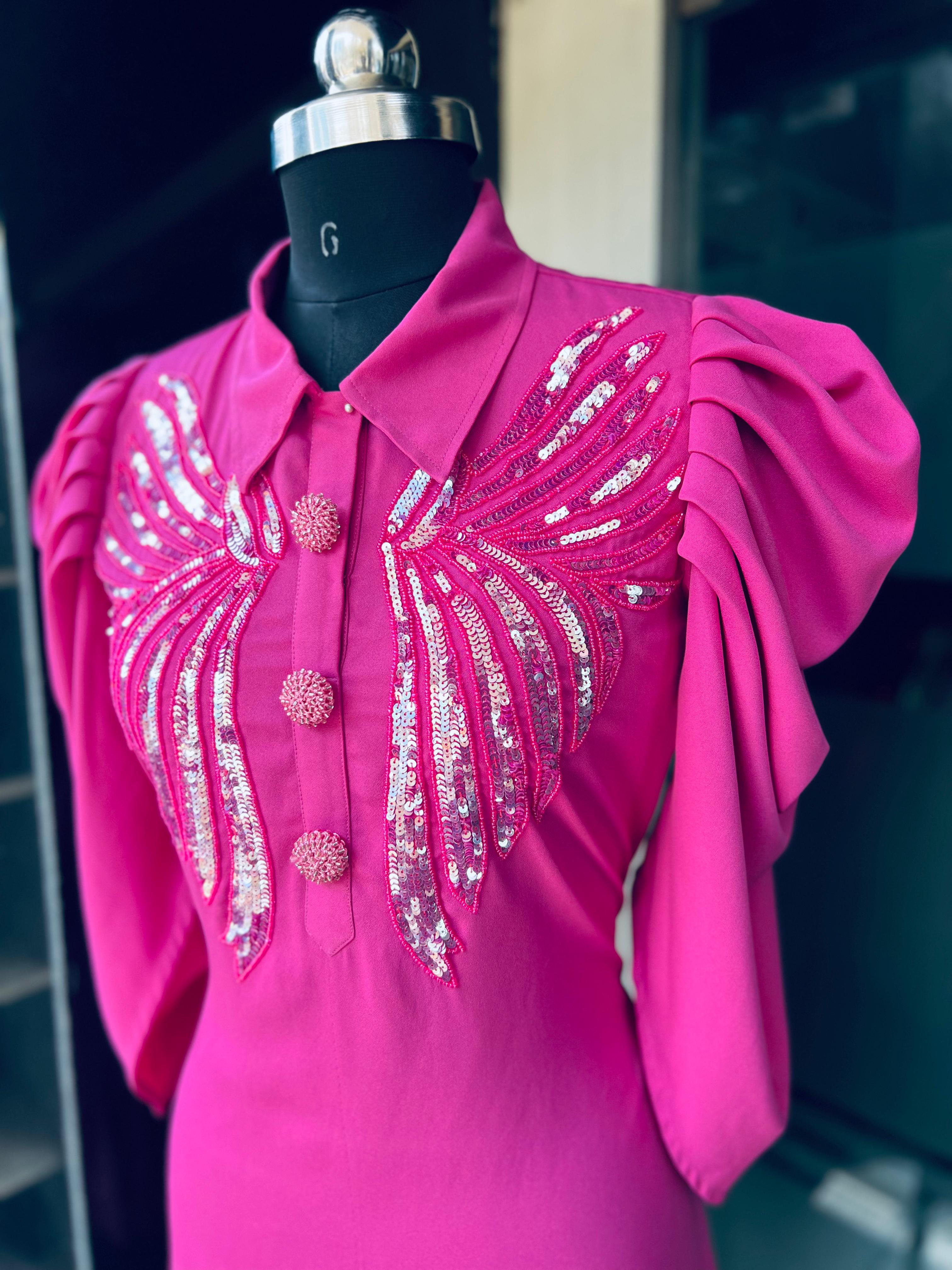 Pink Wings Dress