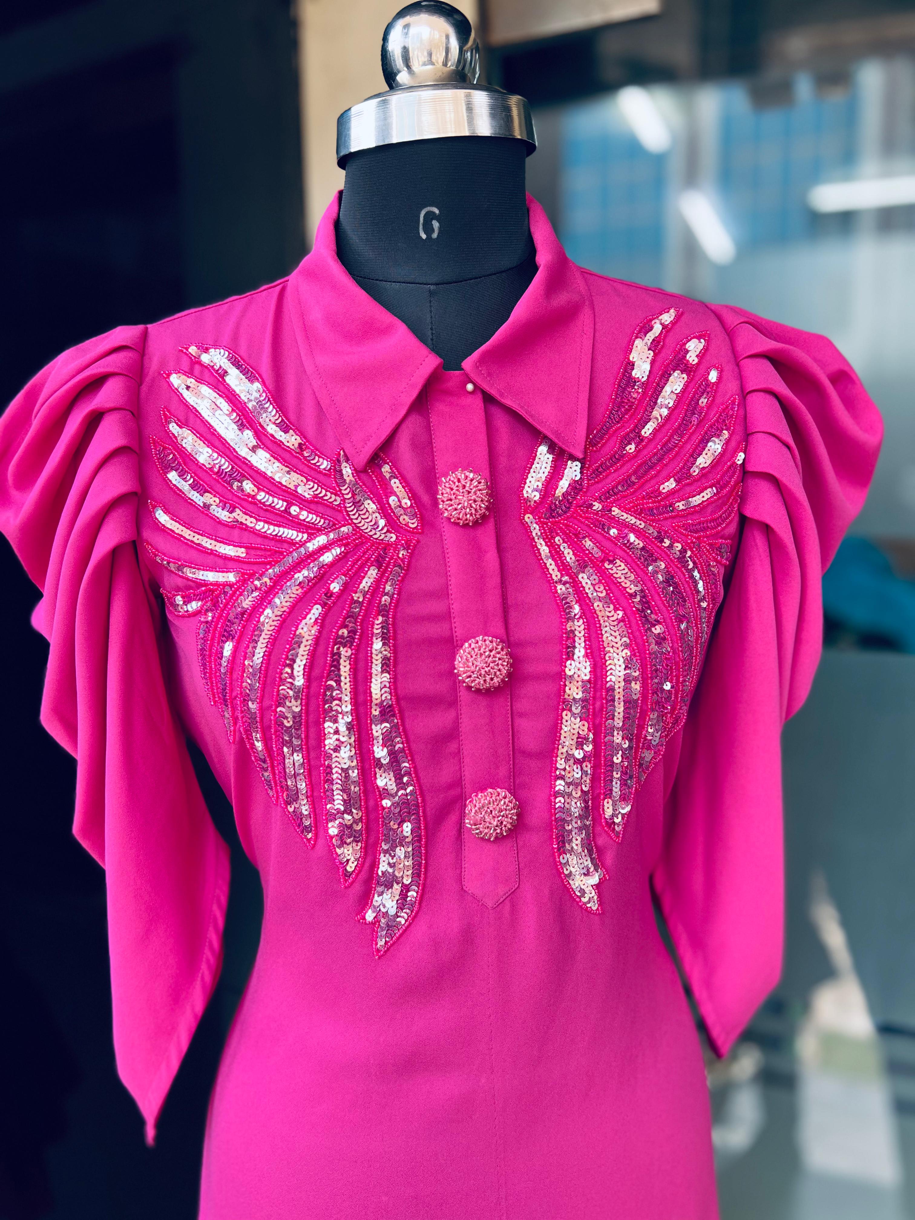 Pink Wings Dress