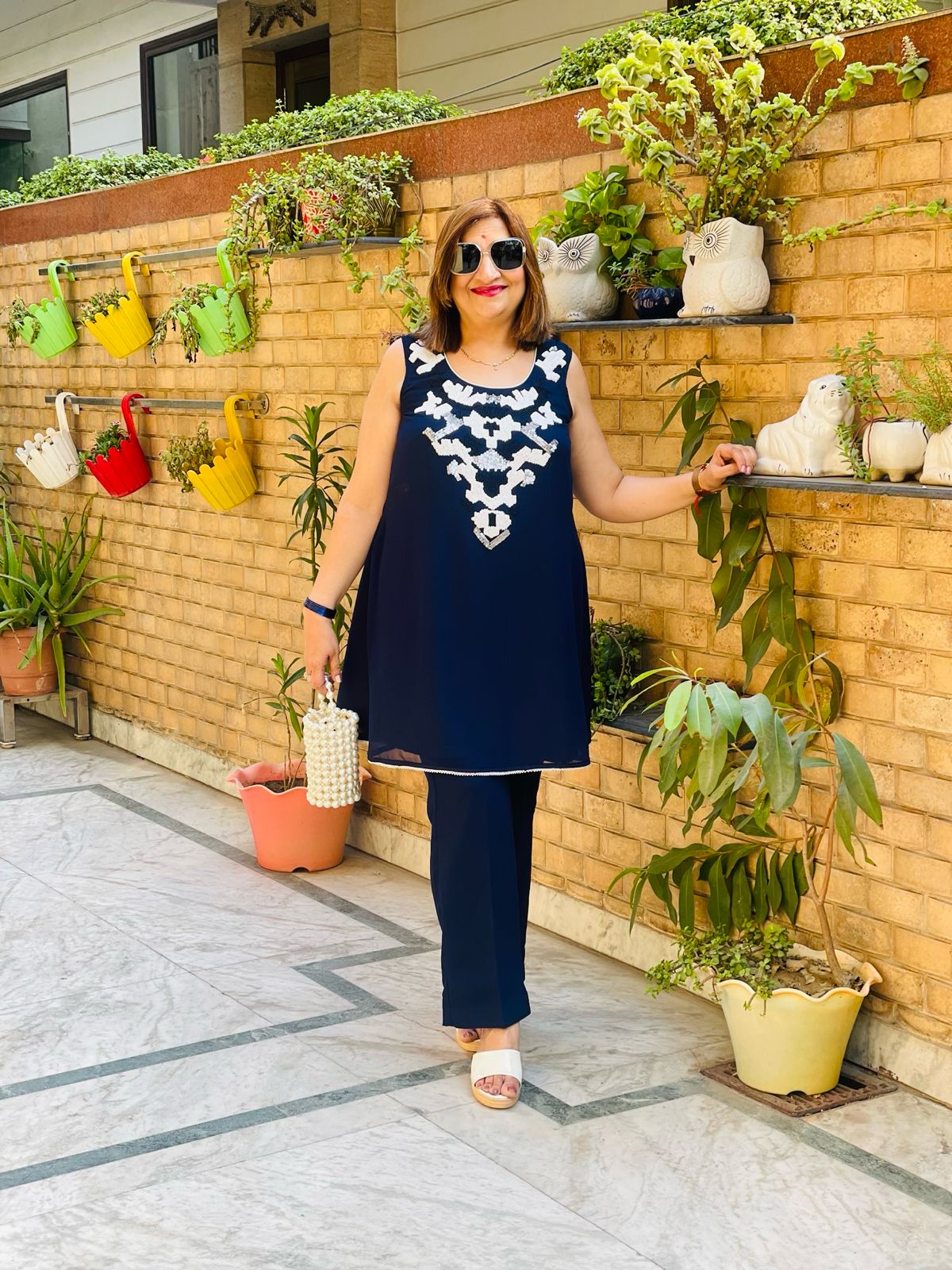 Navy Blue Summer Co-Ord