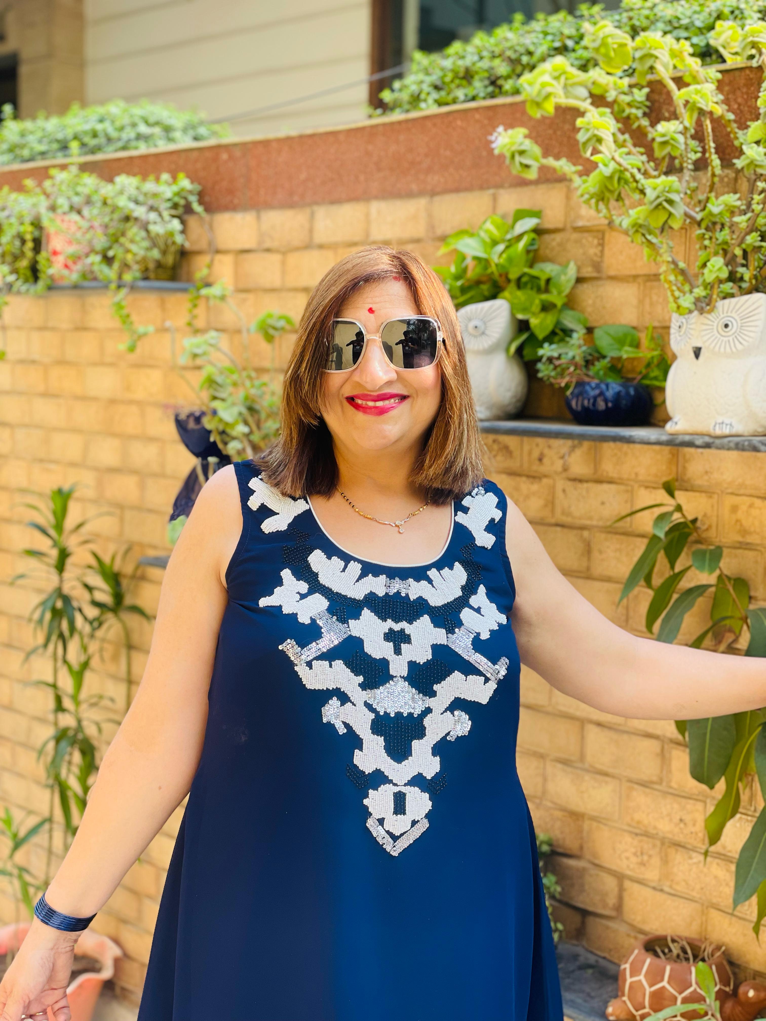 Navy Blue Summer Co-Ord