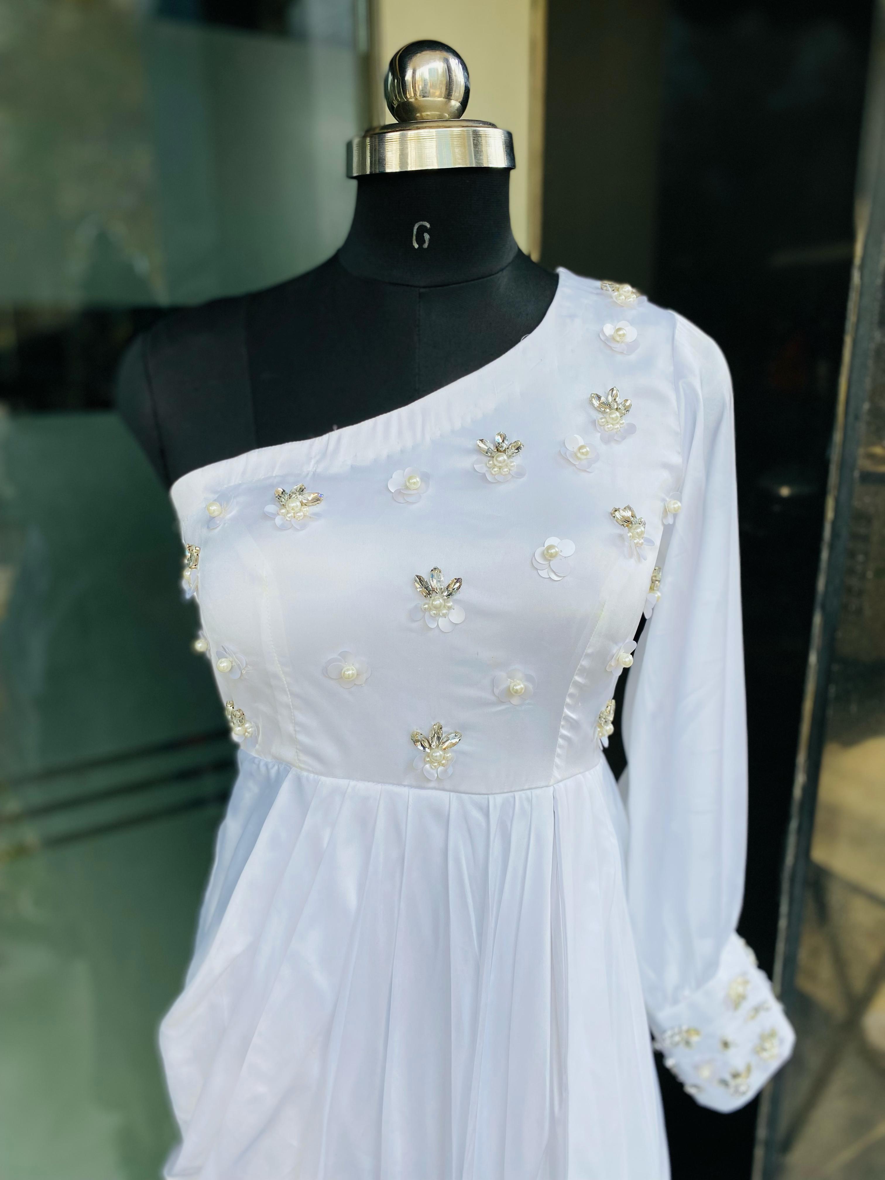 White Cocktail Drape