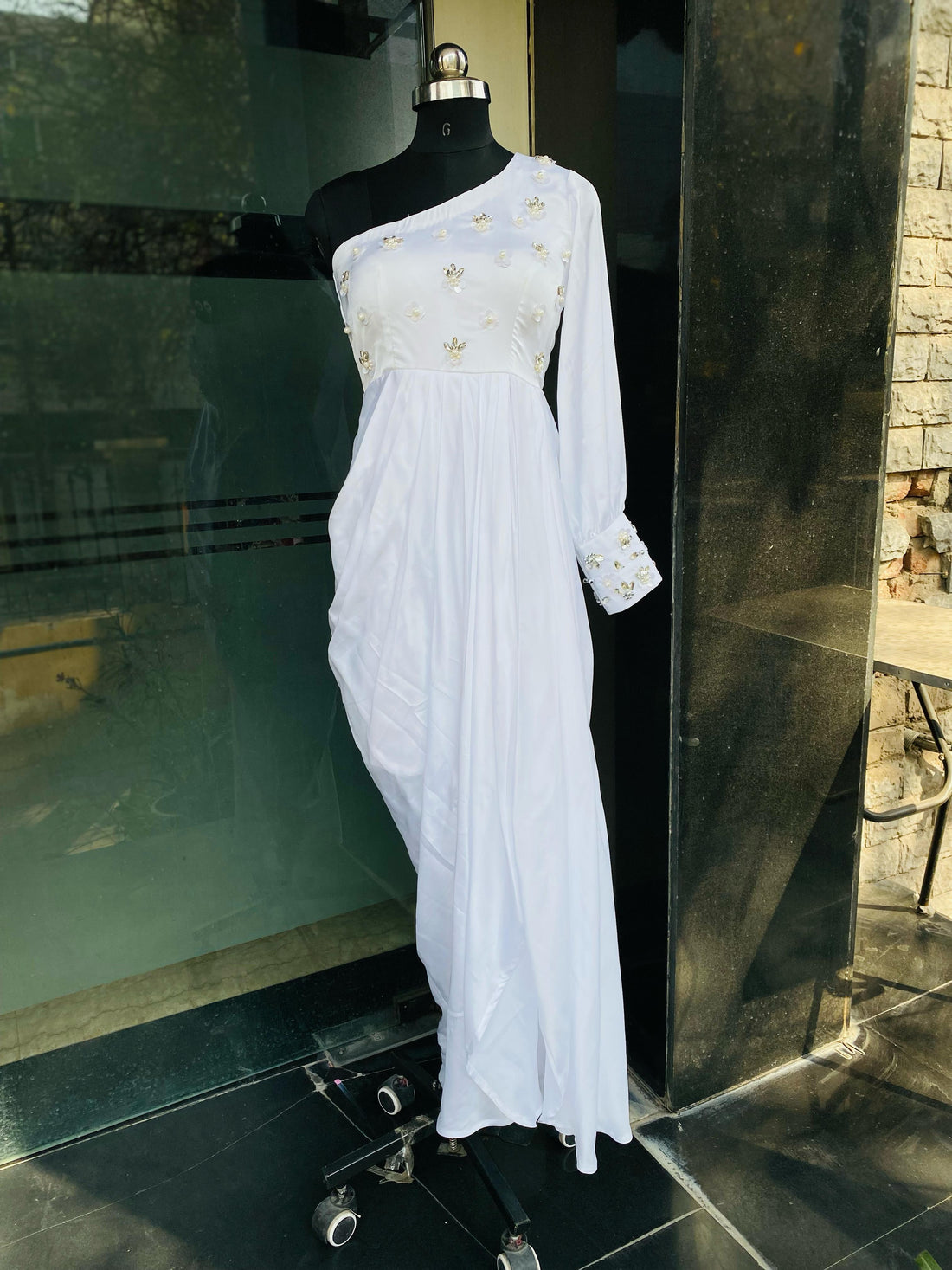 White Cocktail Drape
