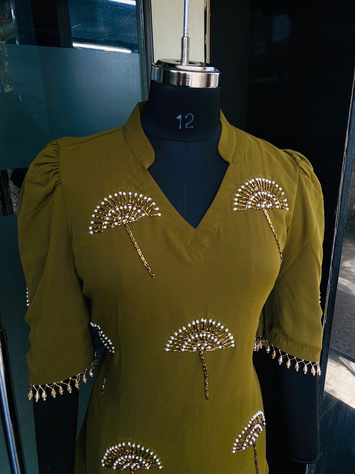 Mehendi Green Daffodil Co-ord