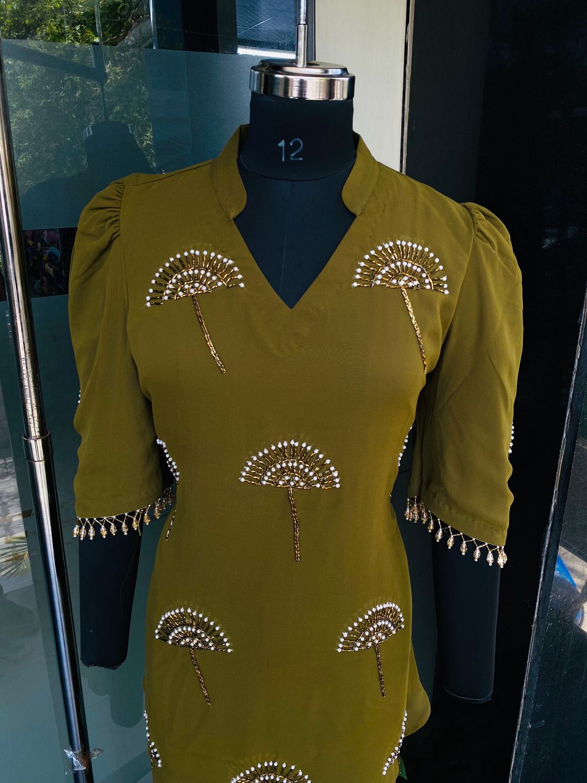 Mehendi Green Daffodil Co-ord