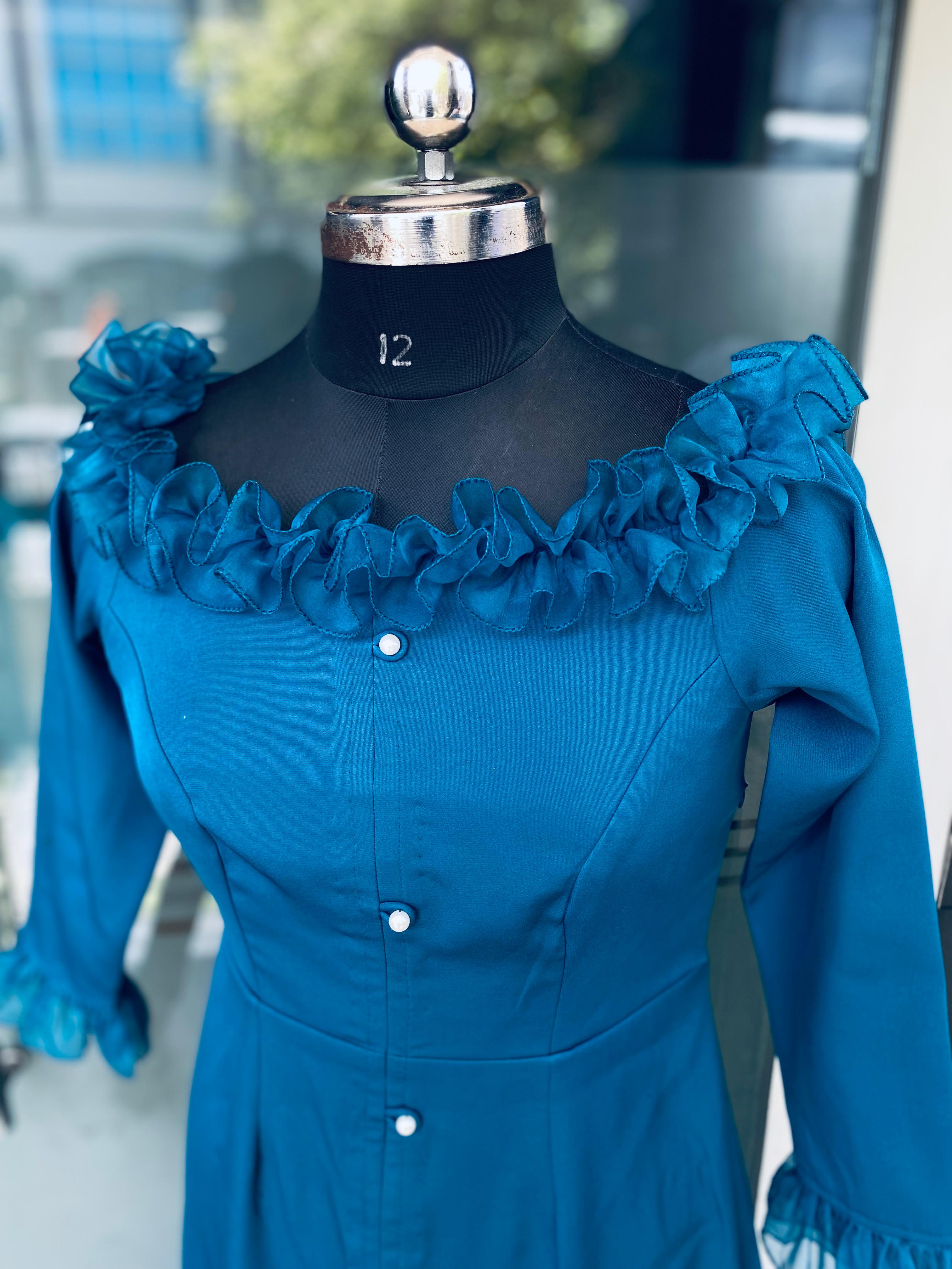 Peacock Banana Lycra Maxi