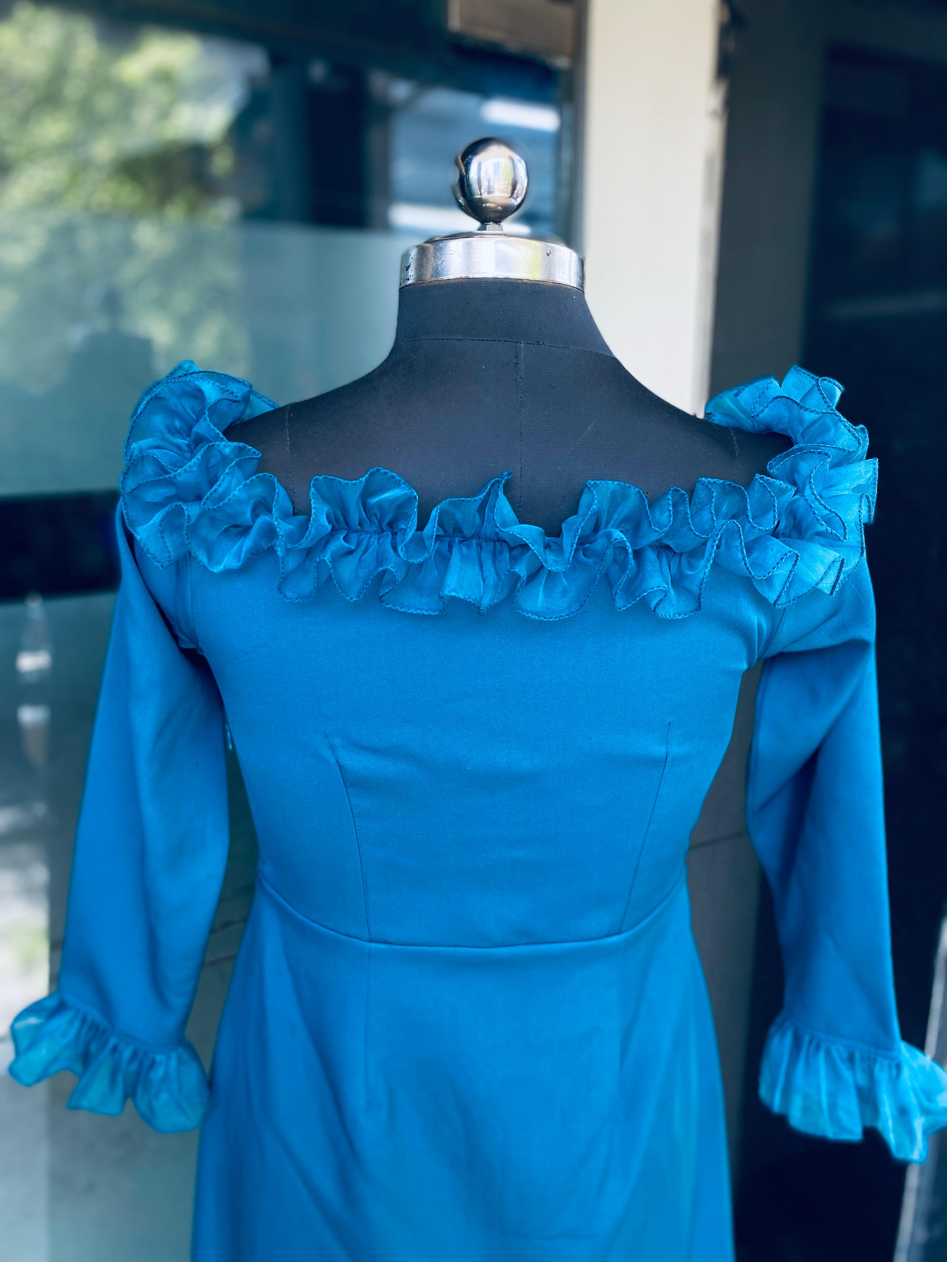 Peacock Banana Lycra Maxi