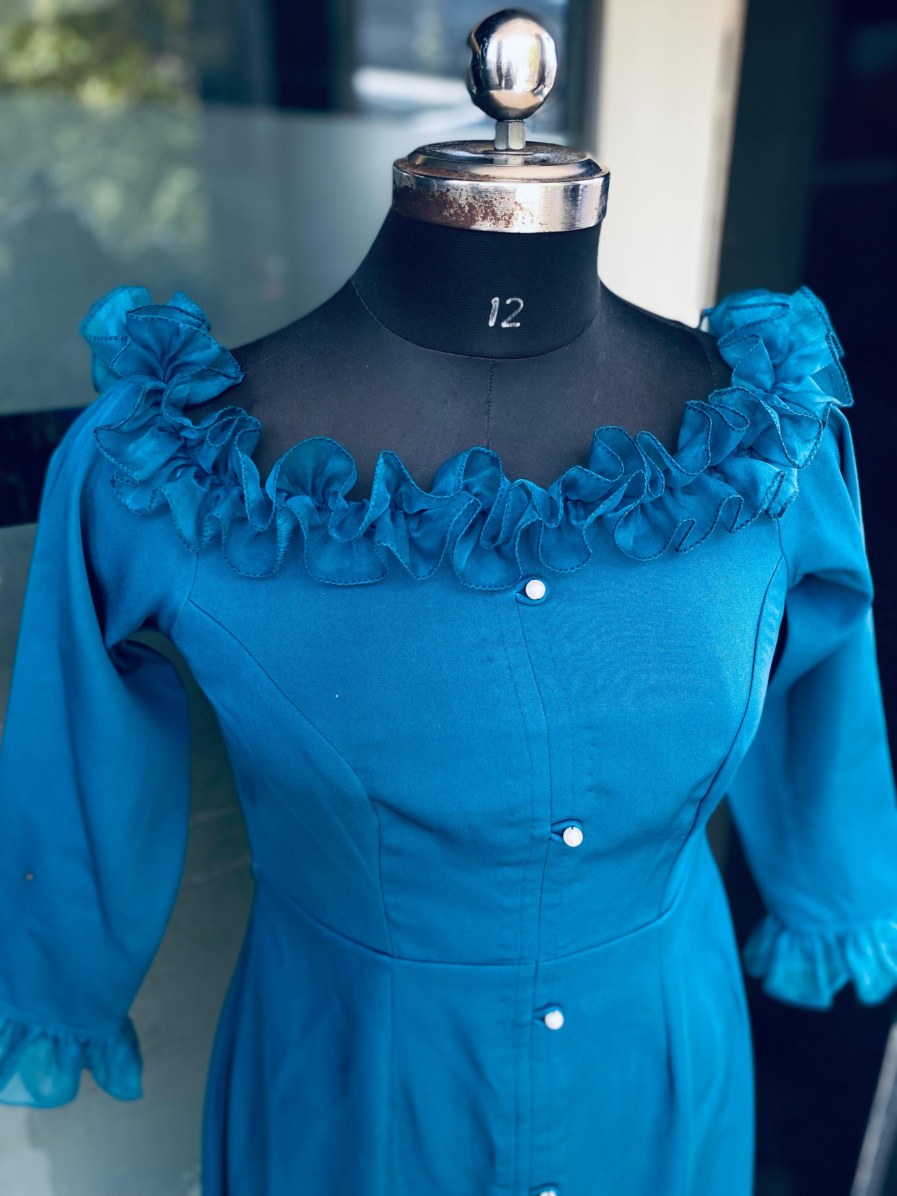 Peacock Banana Lycra Maxi