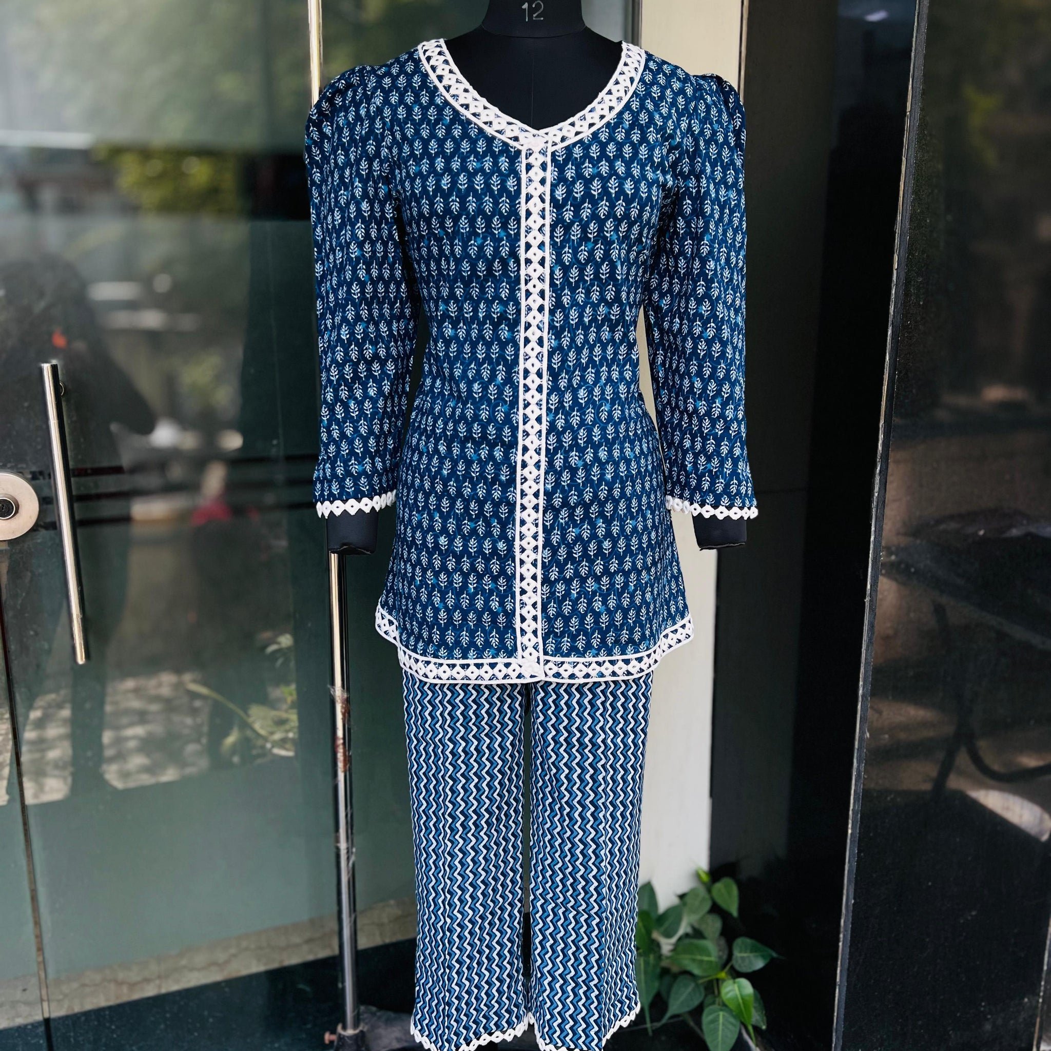 Blue Batik Co-Ord
