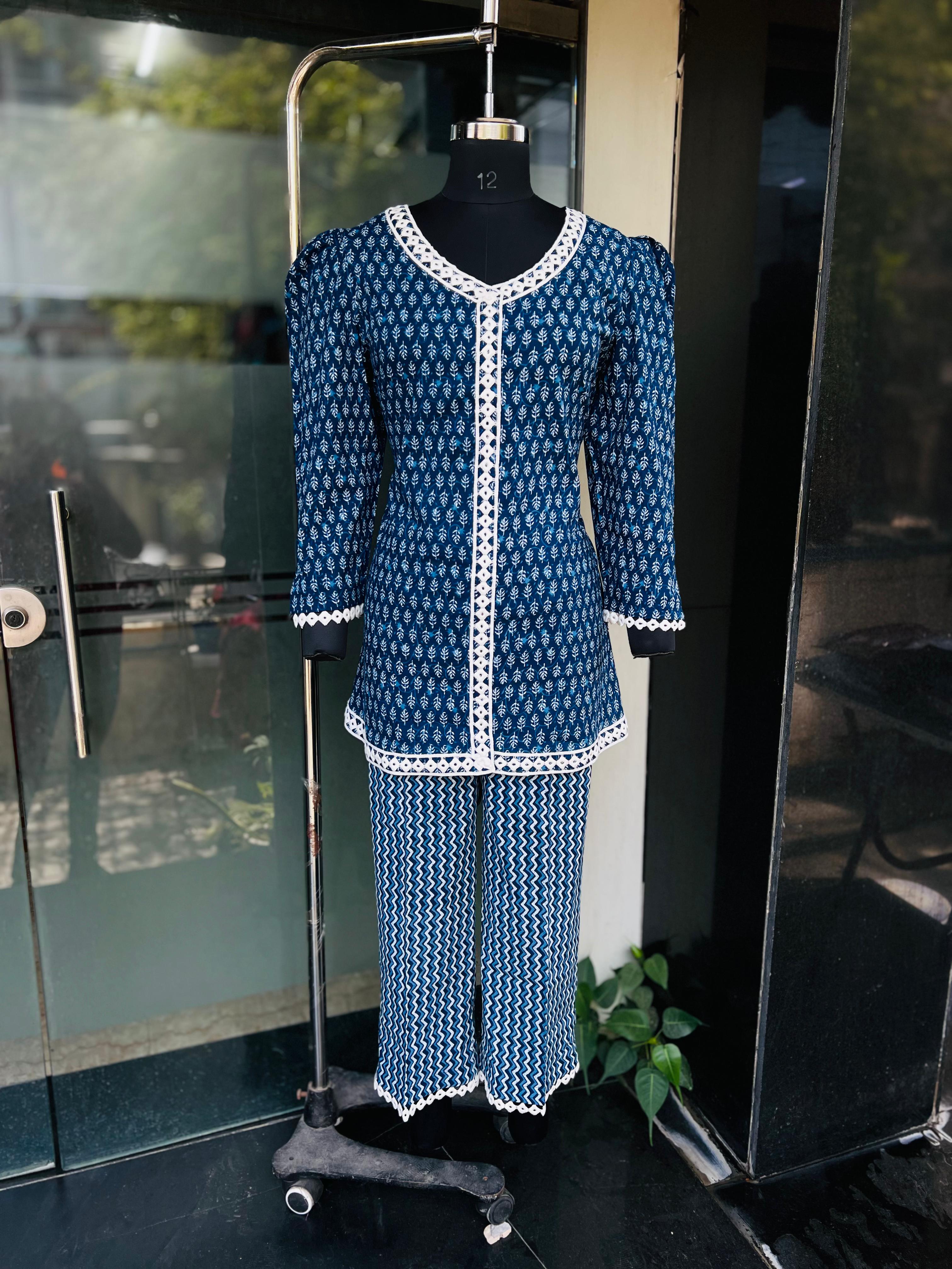 Blue Batik Co-Ord