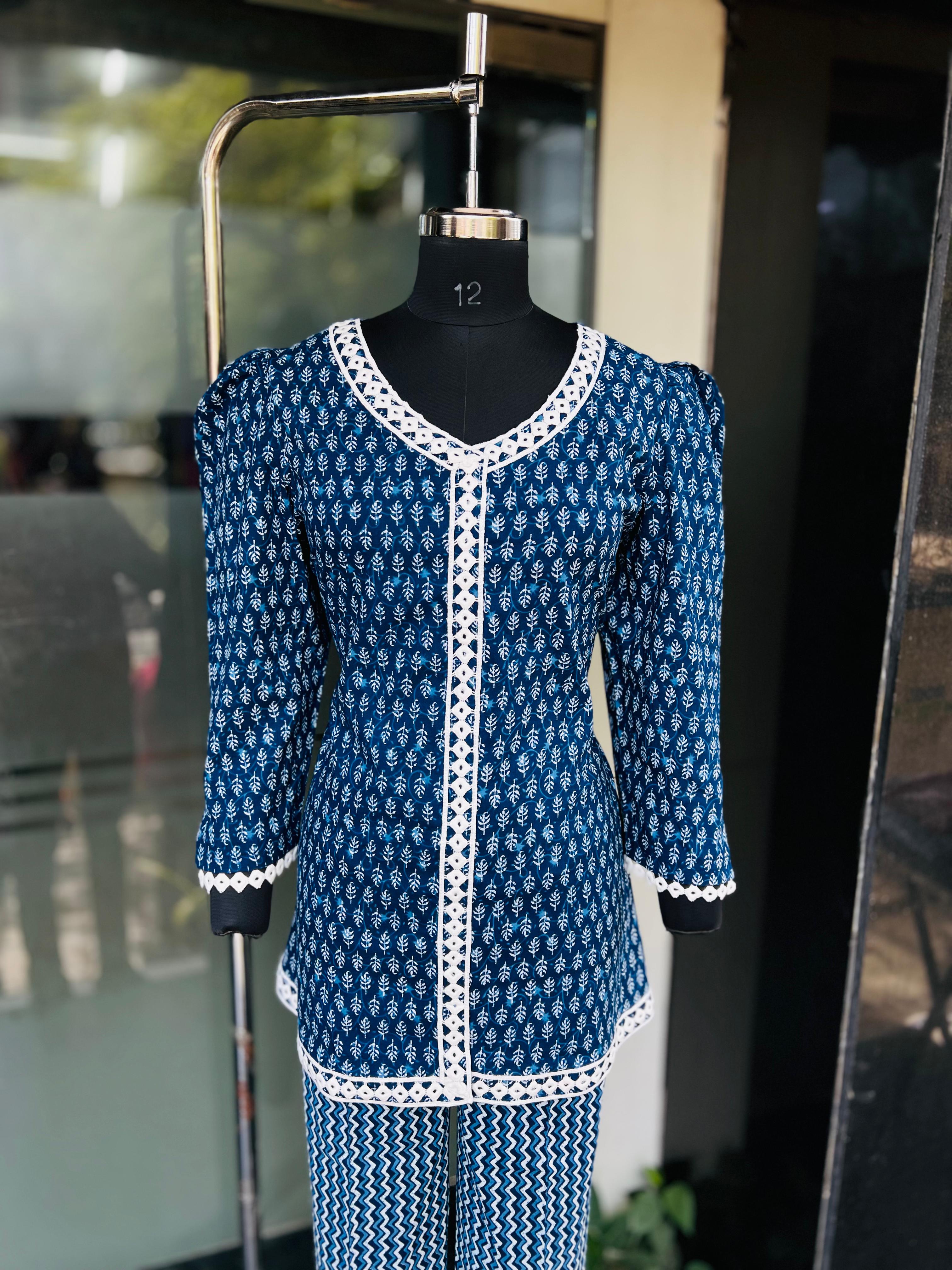 Blue Batik Co-Ord
