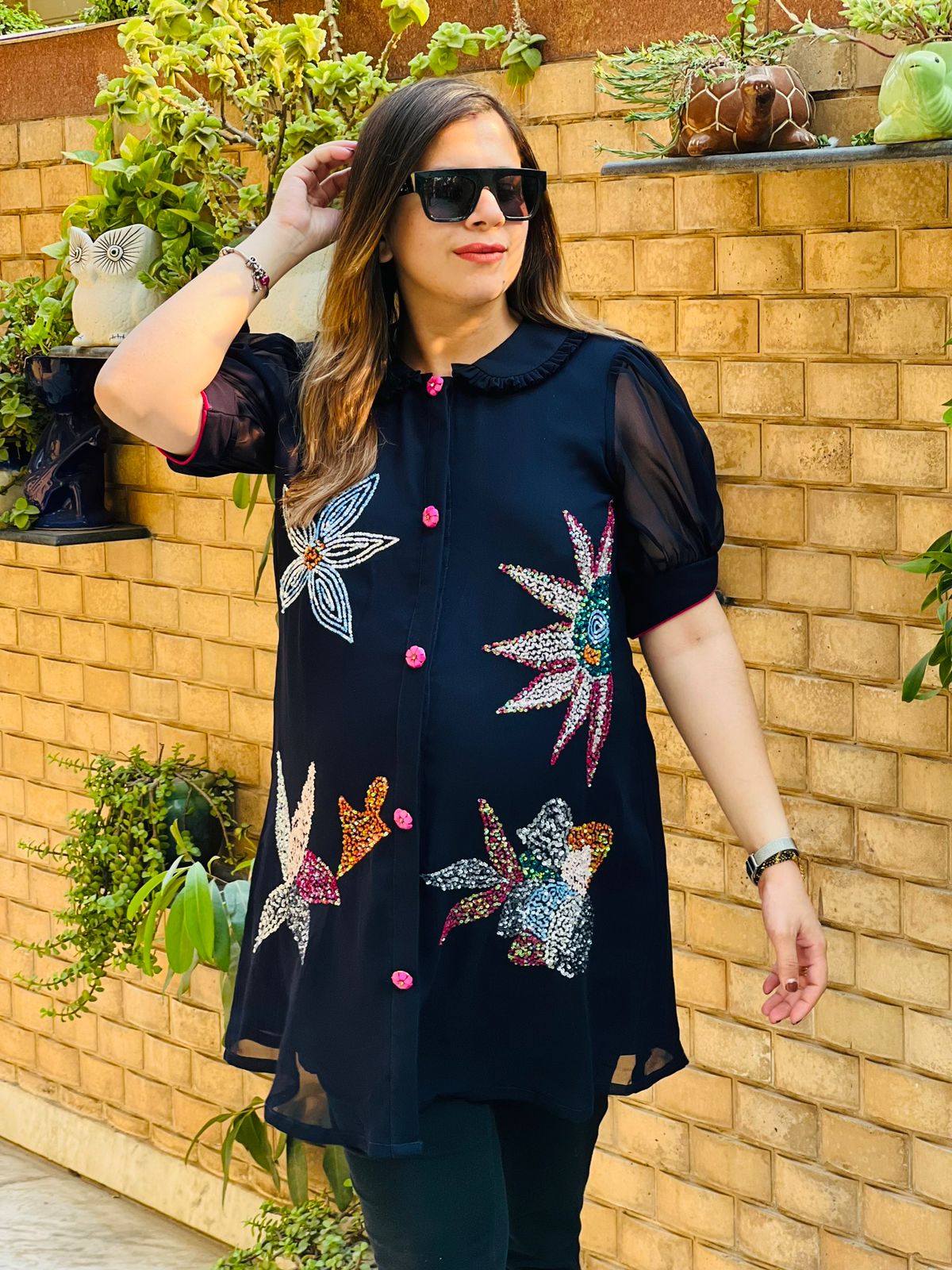 Blue Peter Embroidered Shirt