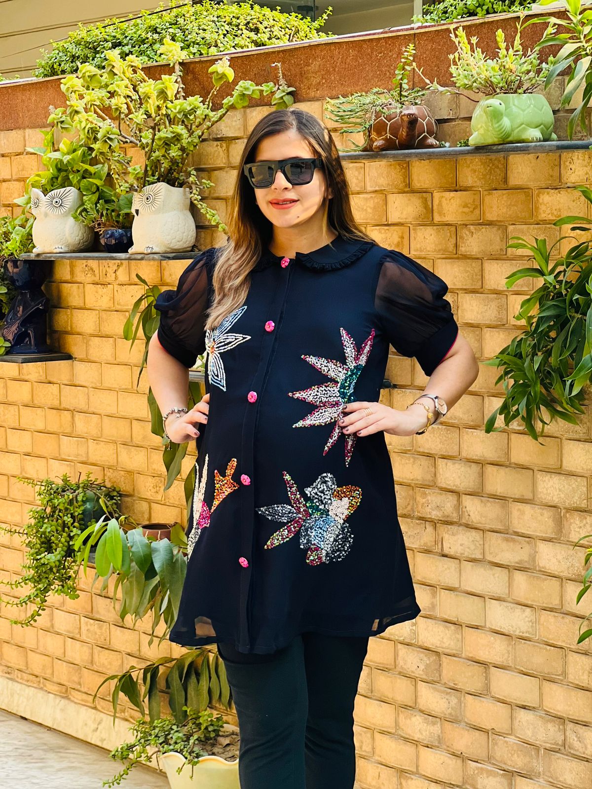 Blue Peter Embroidered Shirt