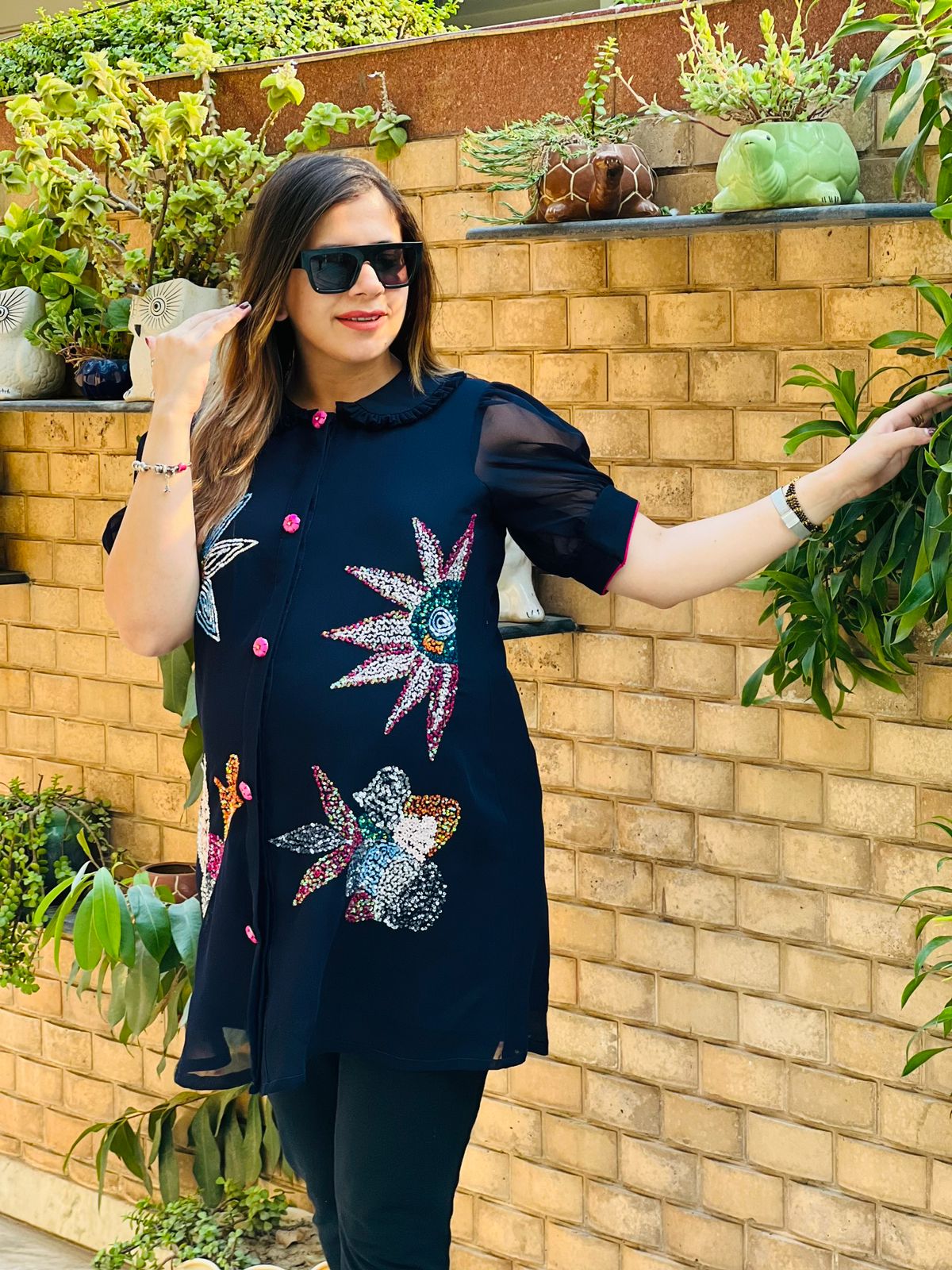 Blue Peter Embroidered Shirt