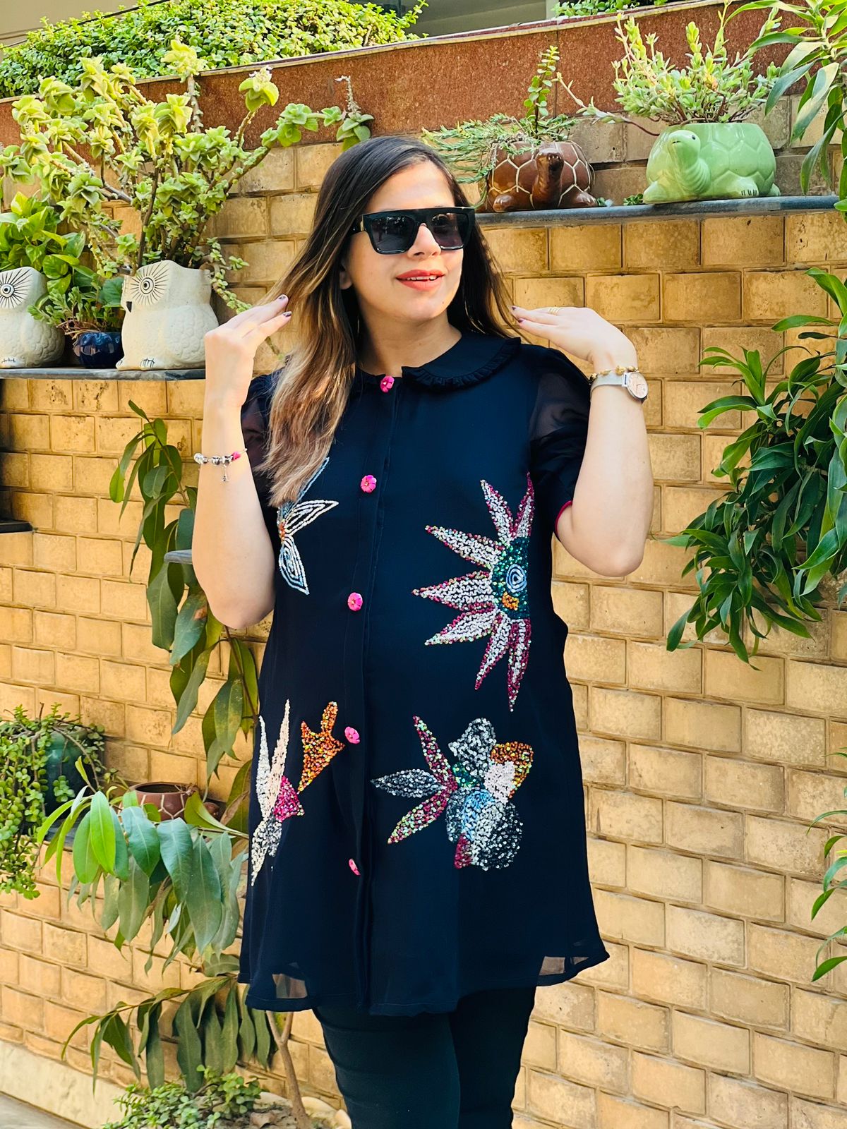 Blue Peter Embroidered Shirt