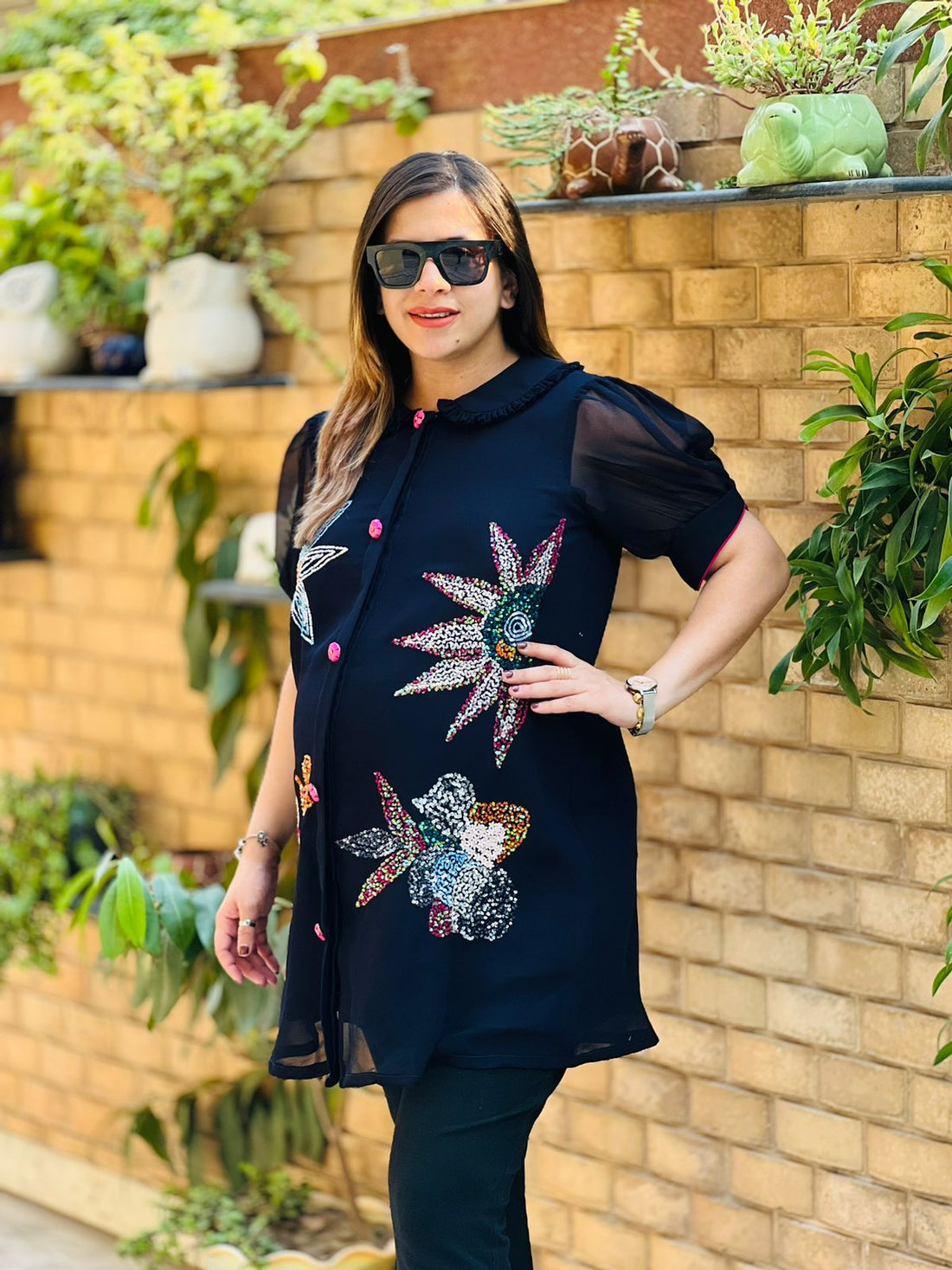 Blue Peter Embroidered Shirt