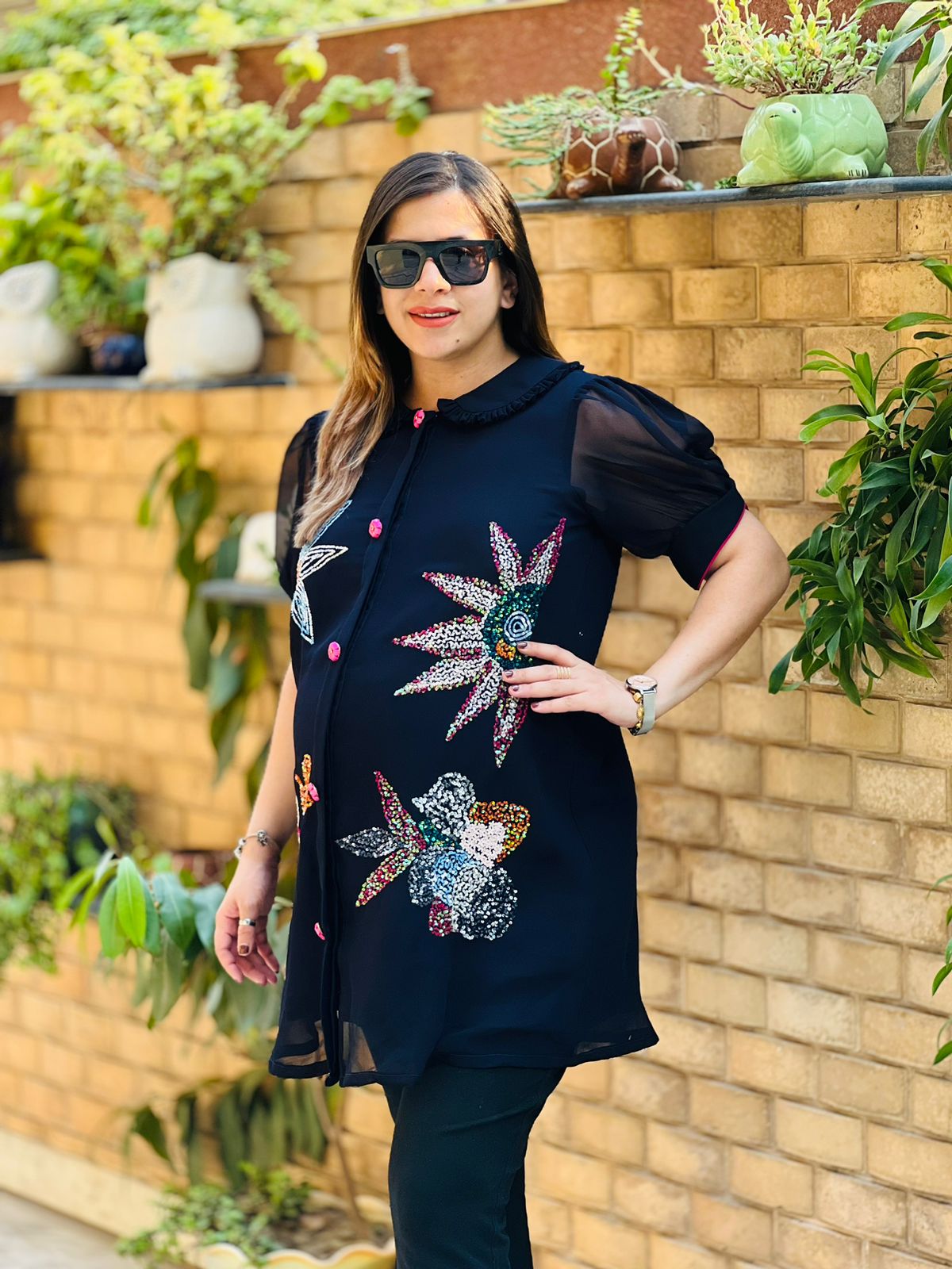 Blue Peter Embroidered Shirt