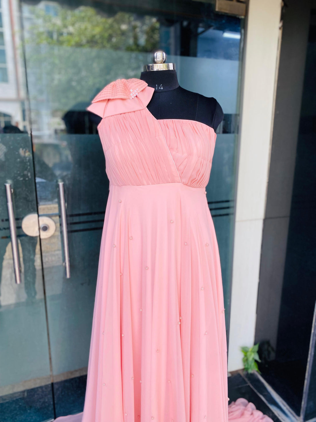Peach Pear-Lite Gown