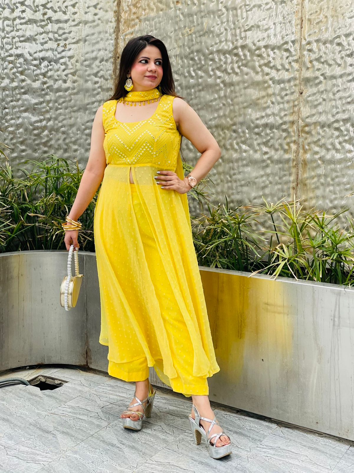 Yellow Rakhi Special Suit