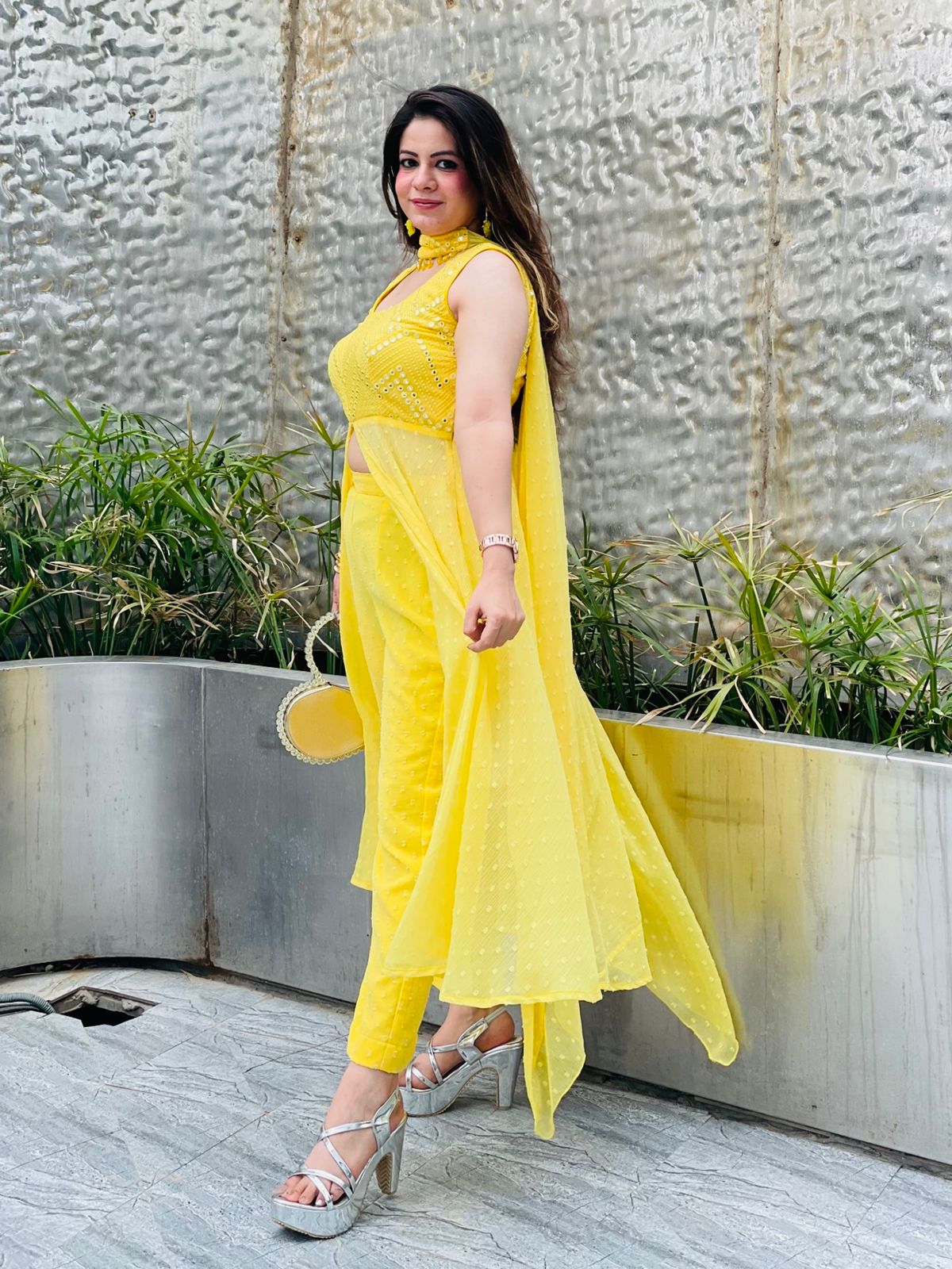 Yellow Rakhi Special Suit