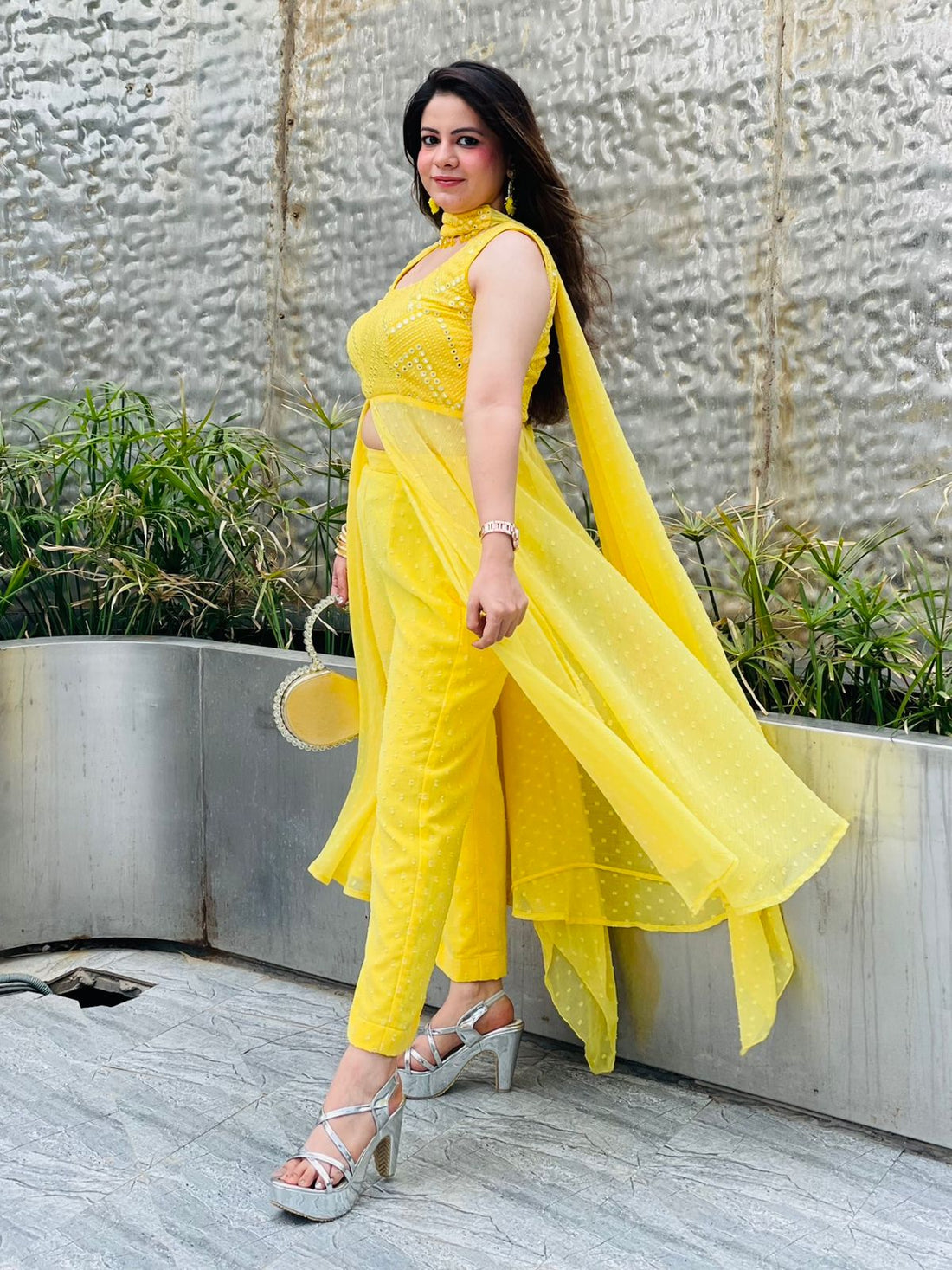 Yellow Rakhi Special Suit