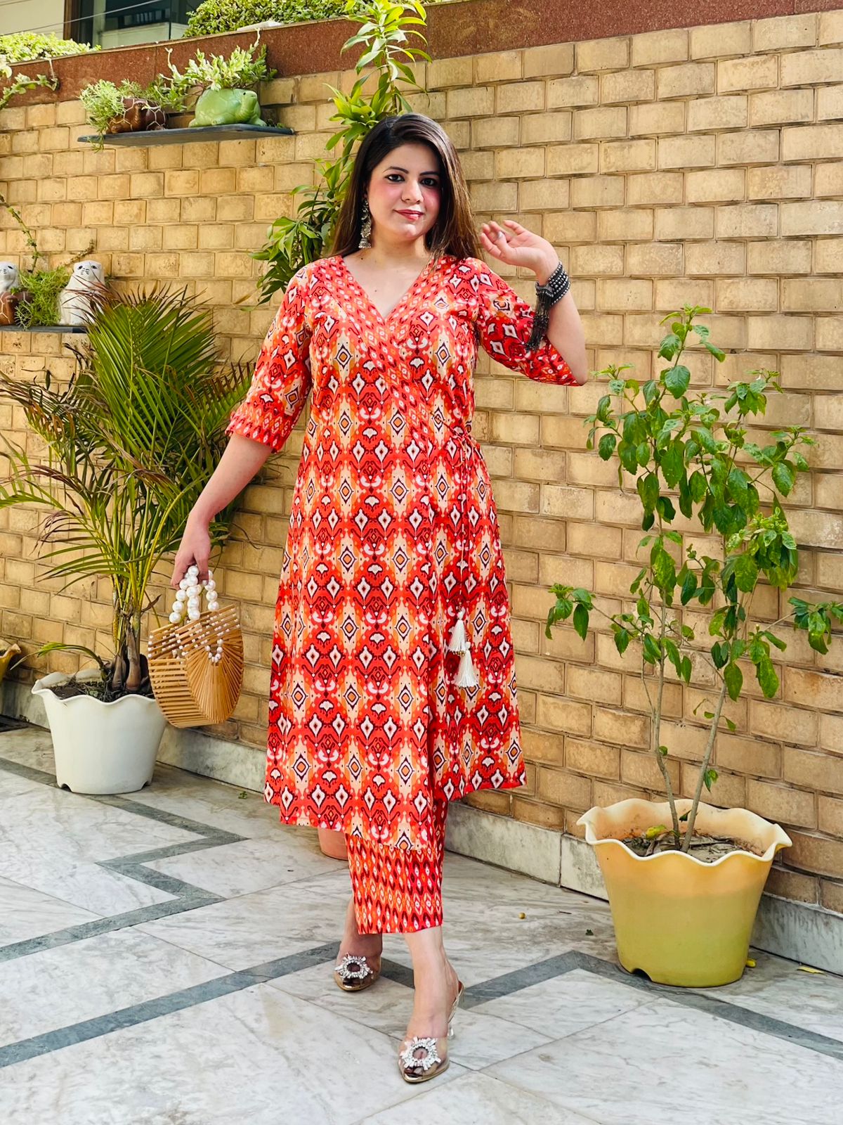 Burnt Orange Cotton Co-Ord