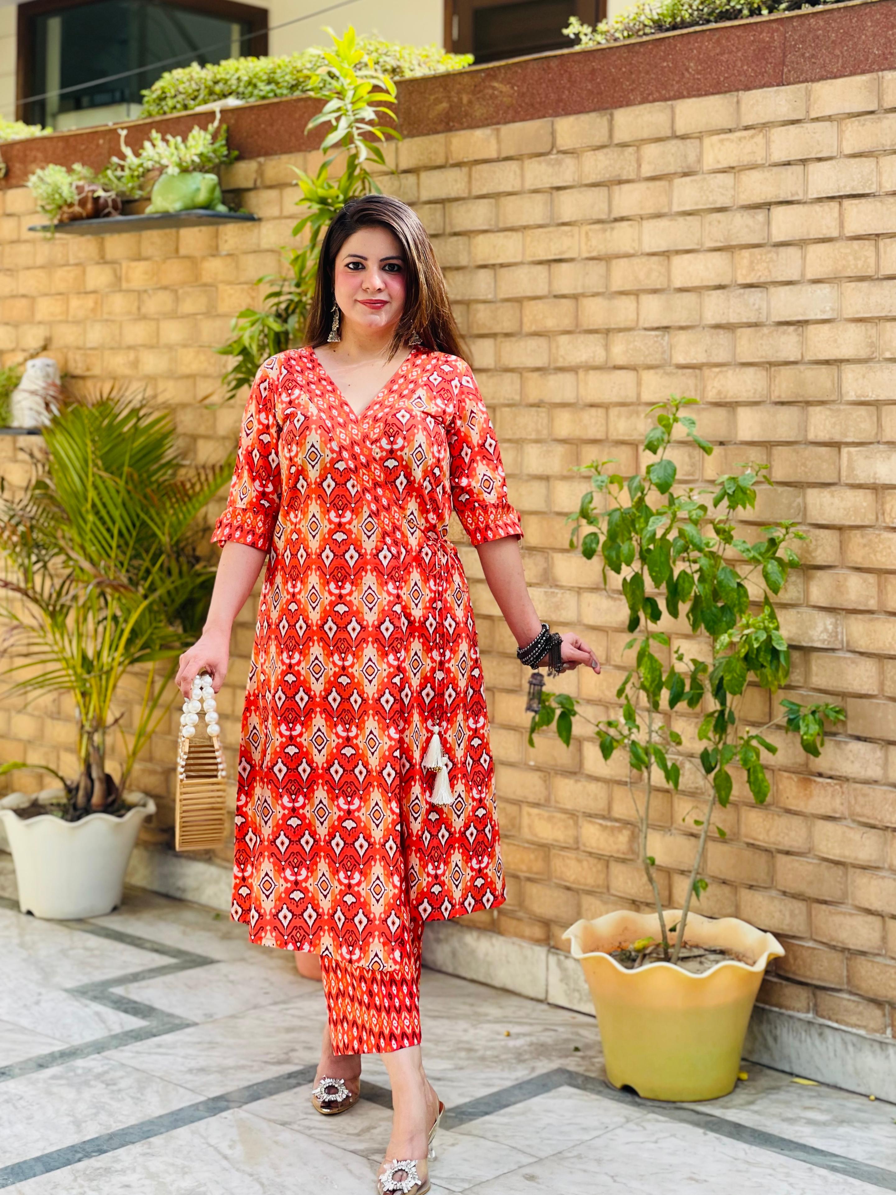 Burnt Orange Cotton Co-Ord