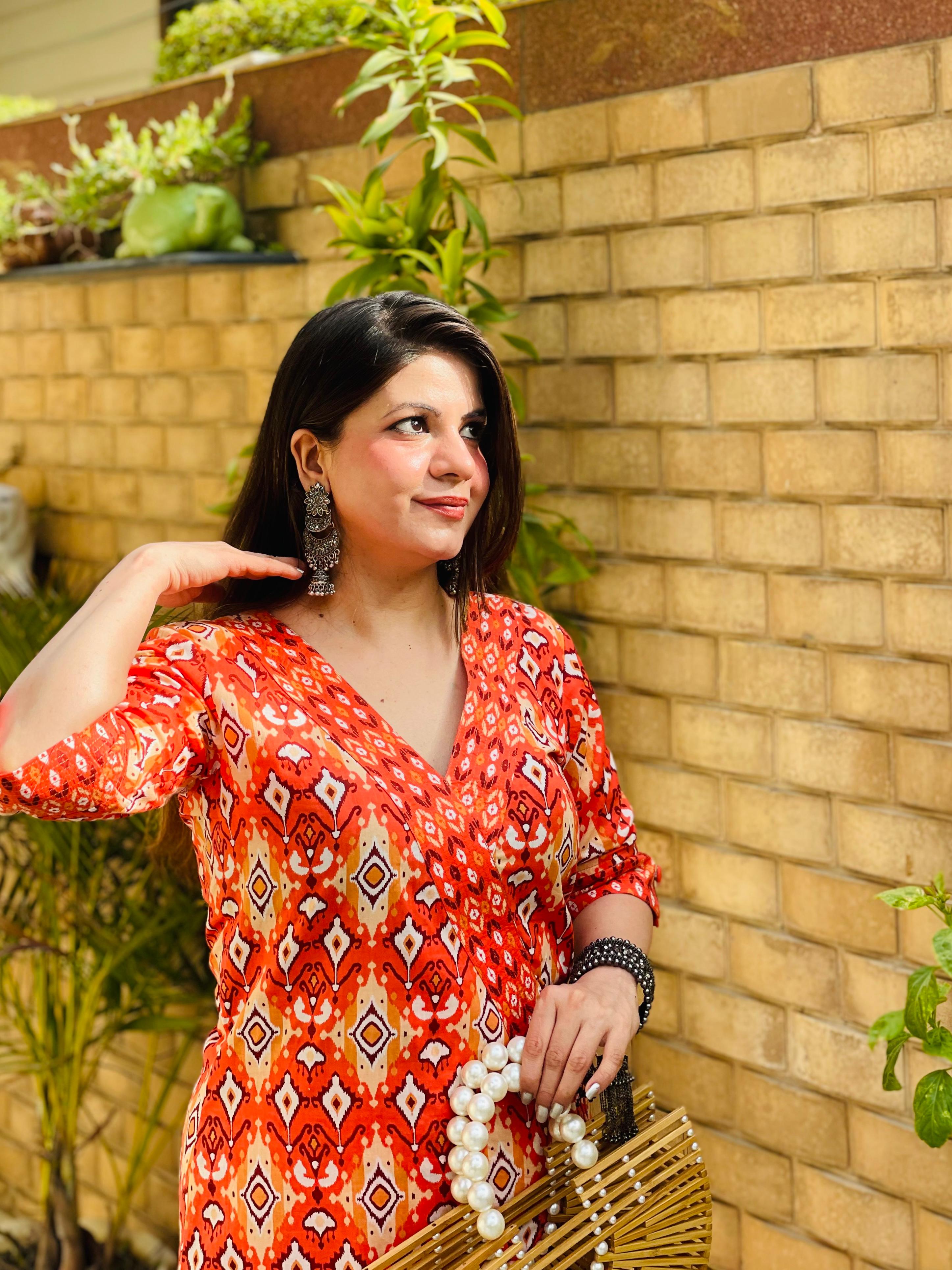 Burnt Orange Cotton Co-Ord