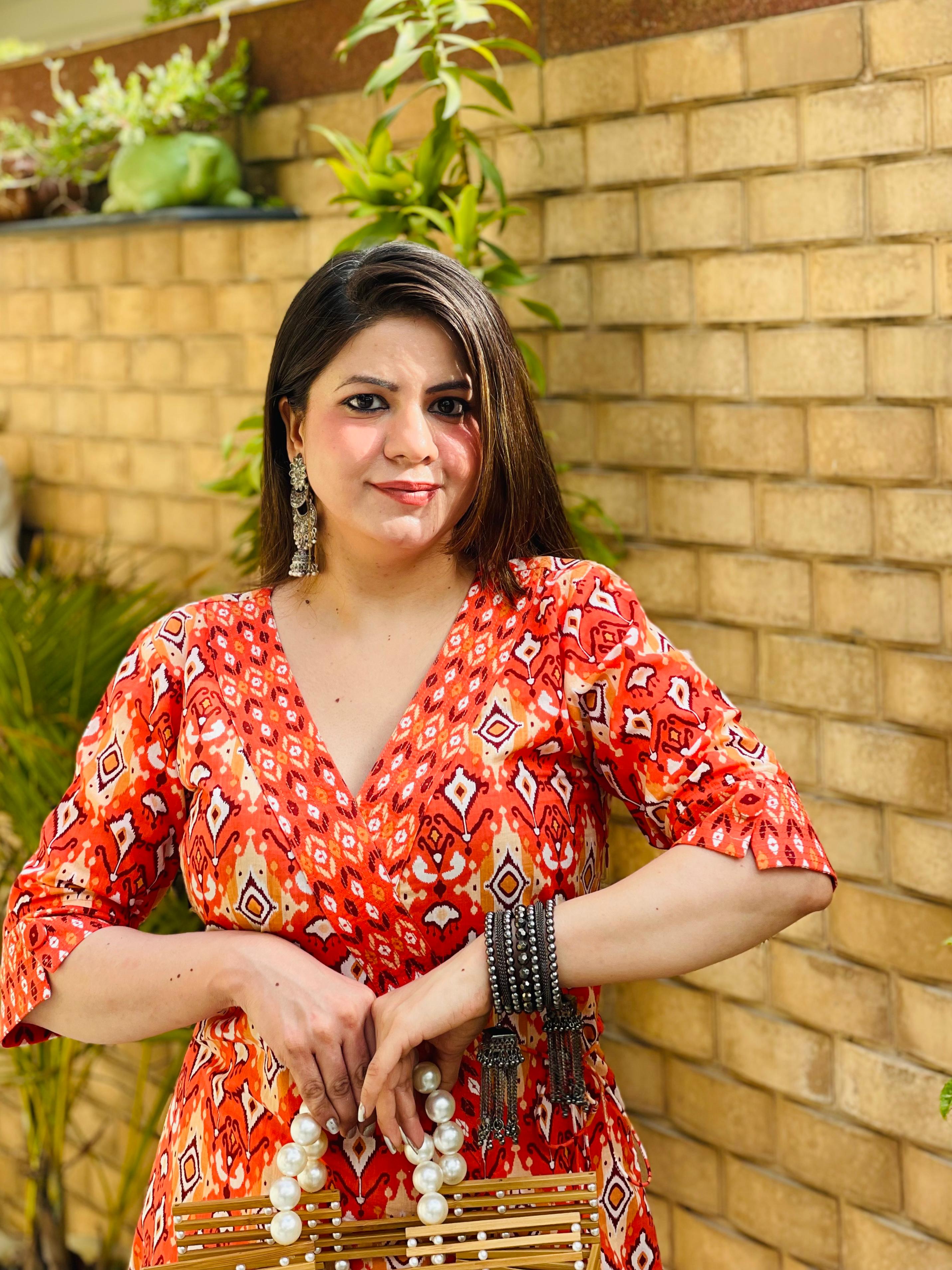 Burnt Orange Cotton Co-Ord