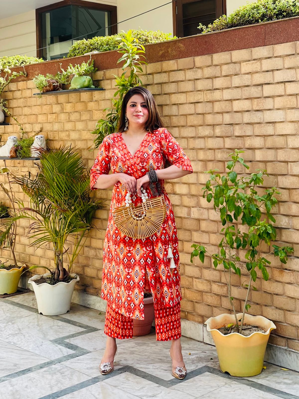 Burnt Orange Cotton Co-Ord