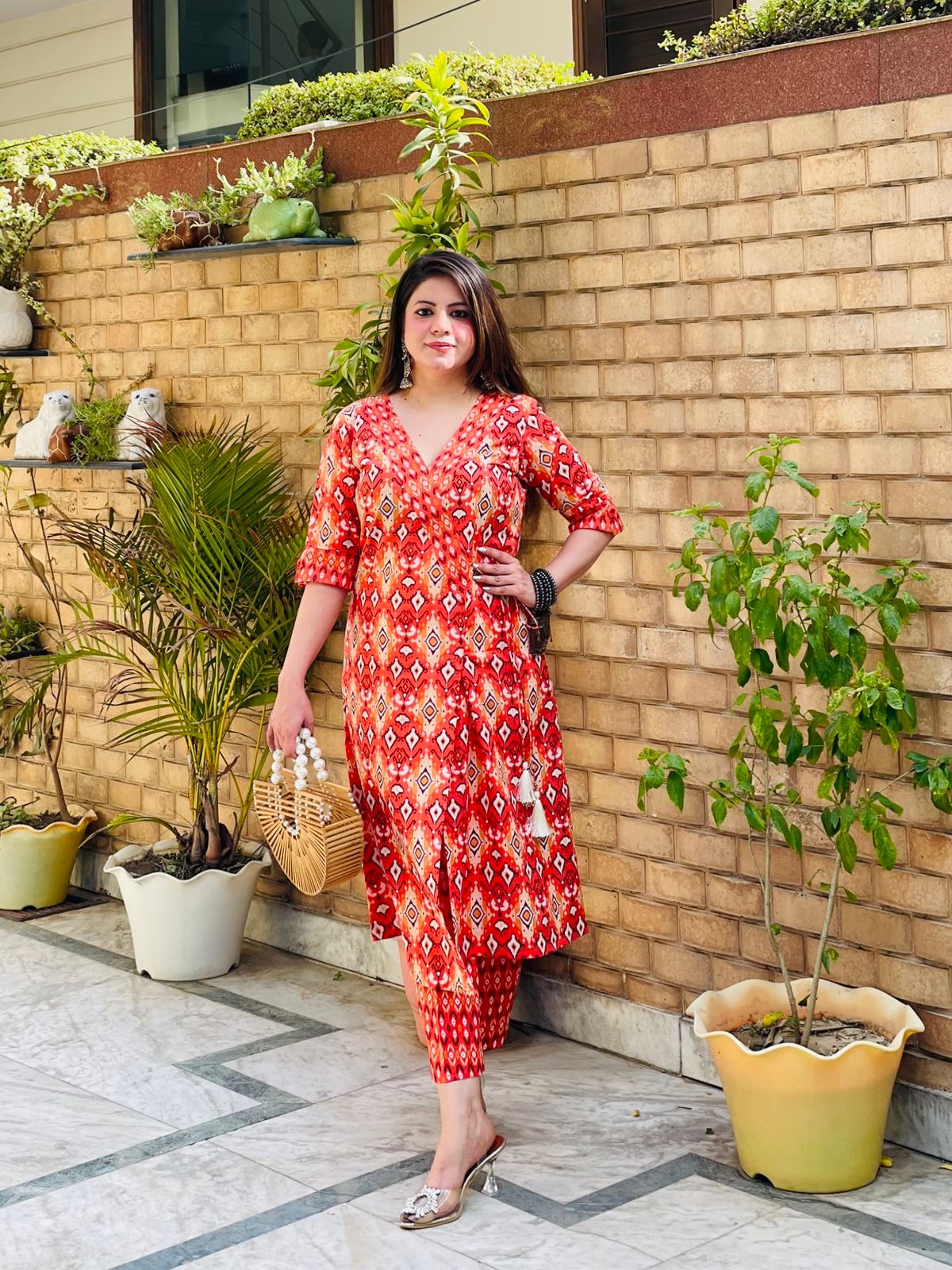 Burnt Orange Cotton Co-Ord