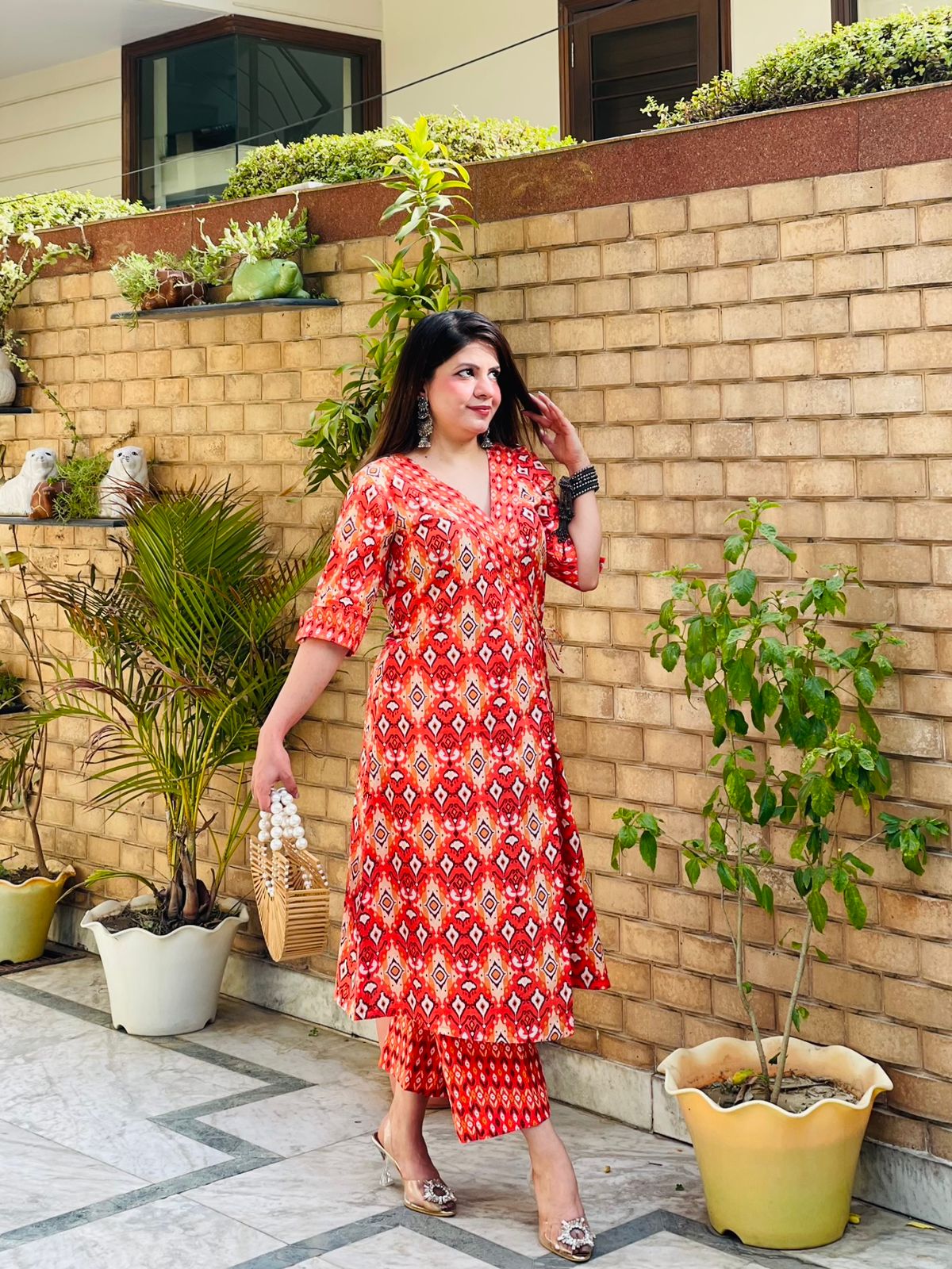 Burnt Orange Cotton Co-Ord