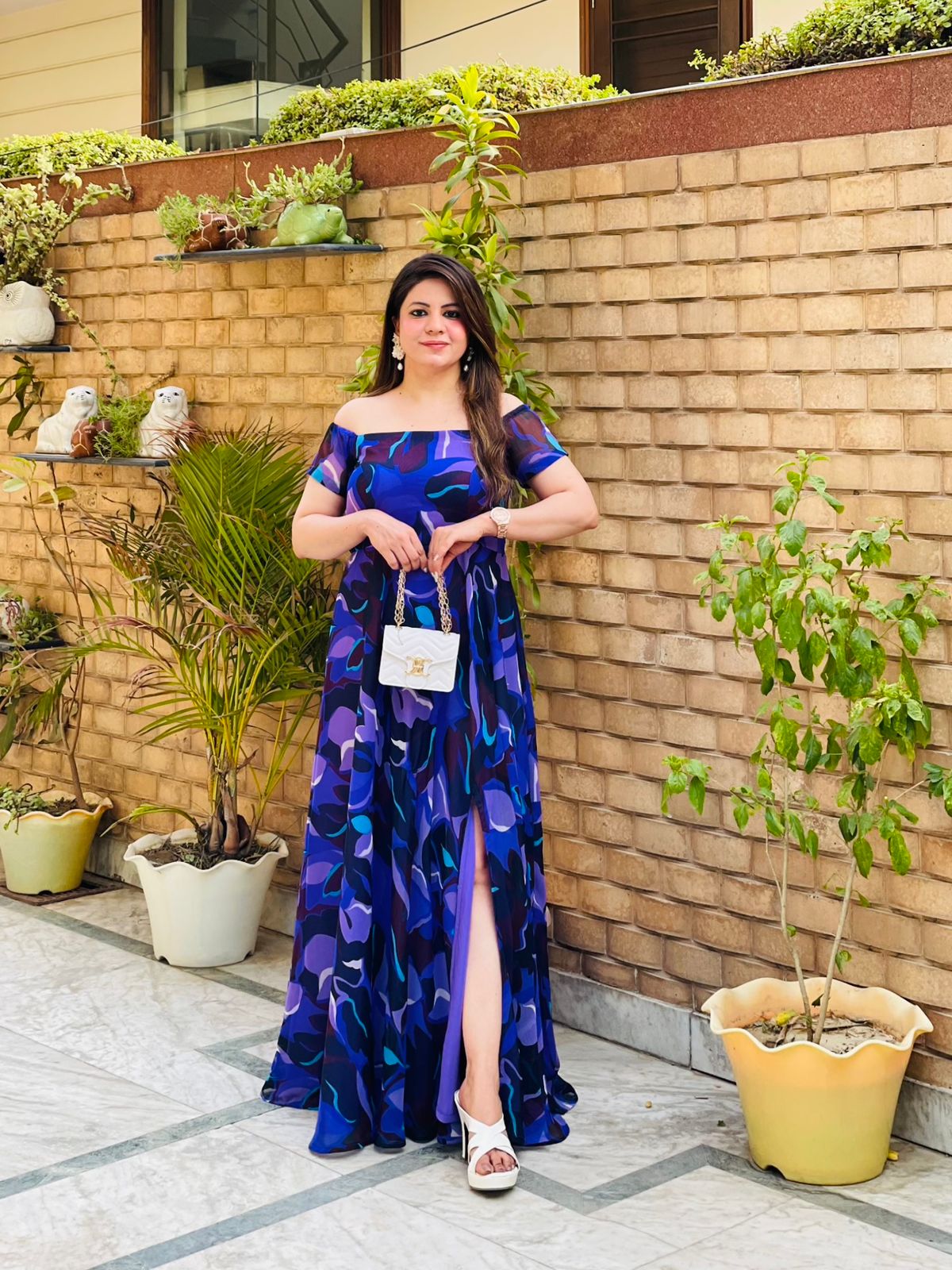 Purple Trouble Maxi Dress