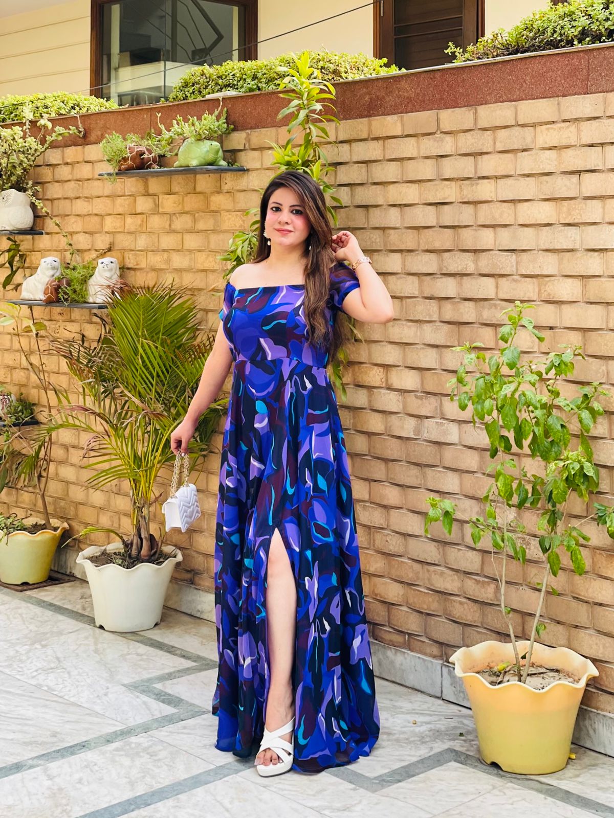 Purple Trouble Maxi Dress
