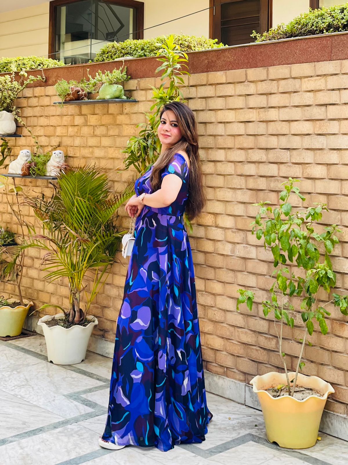 Purple Trouble Maxi Dress