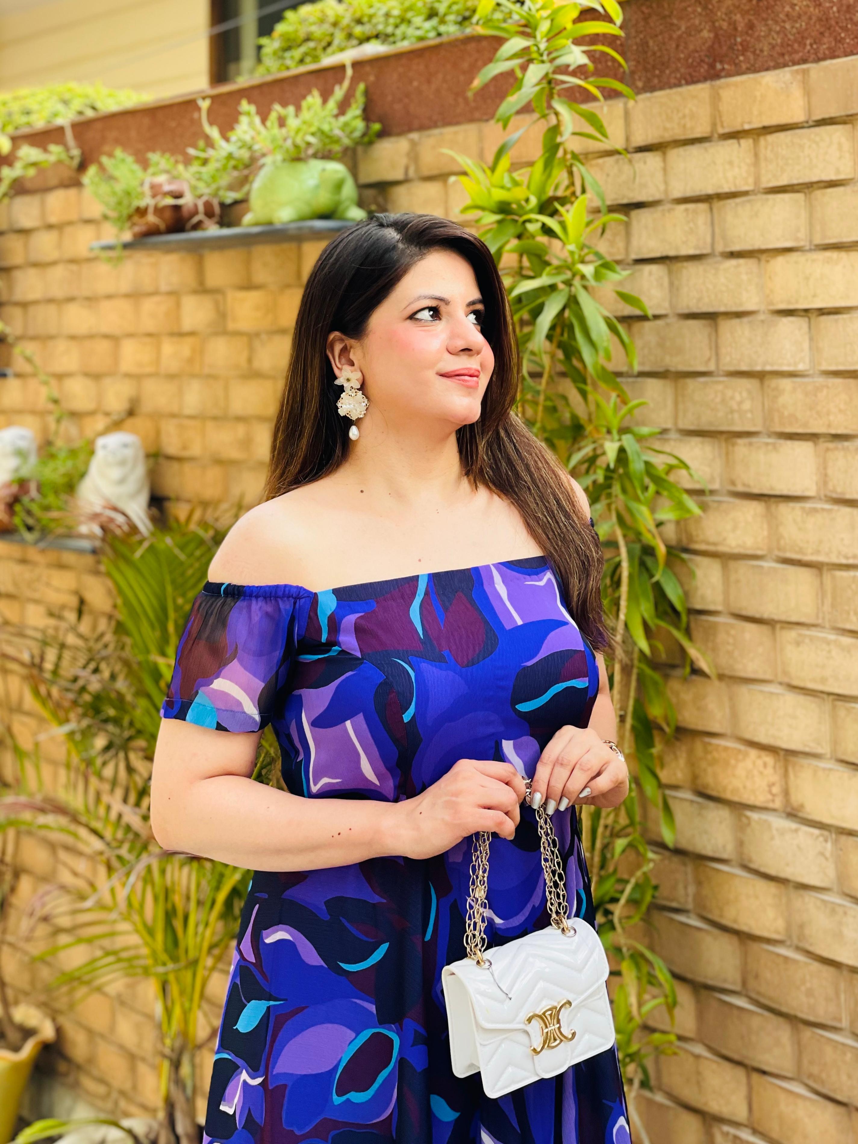 Purple Trouble Maxi Dress