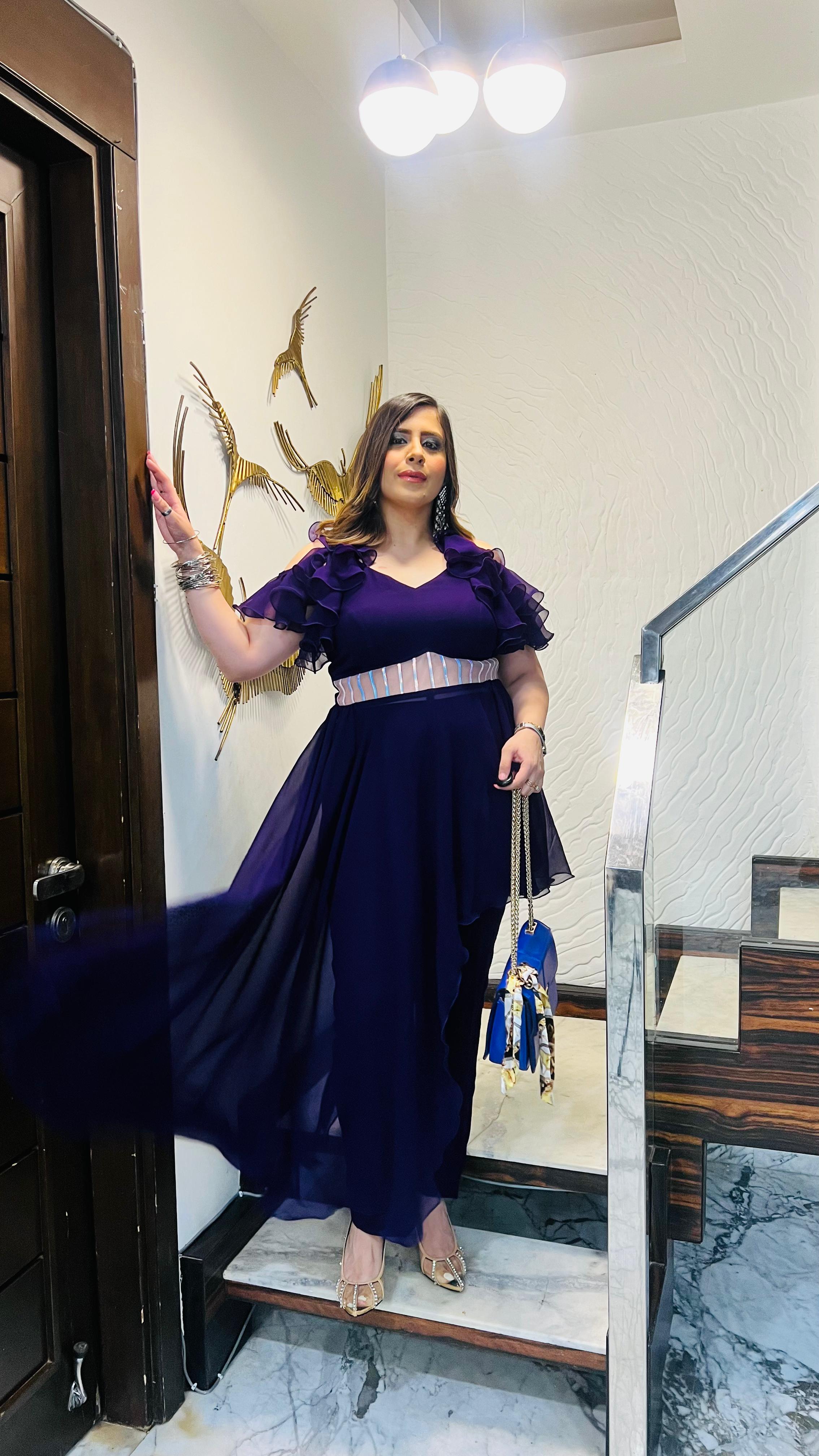 Purple Holographic Co-Ord