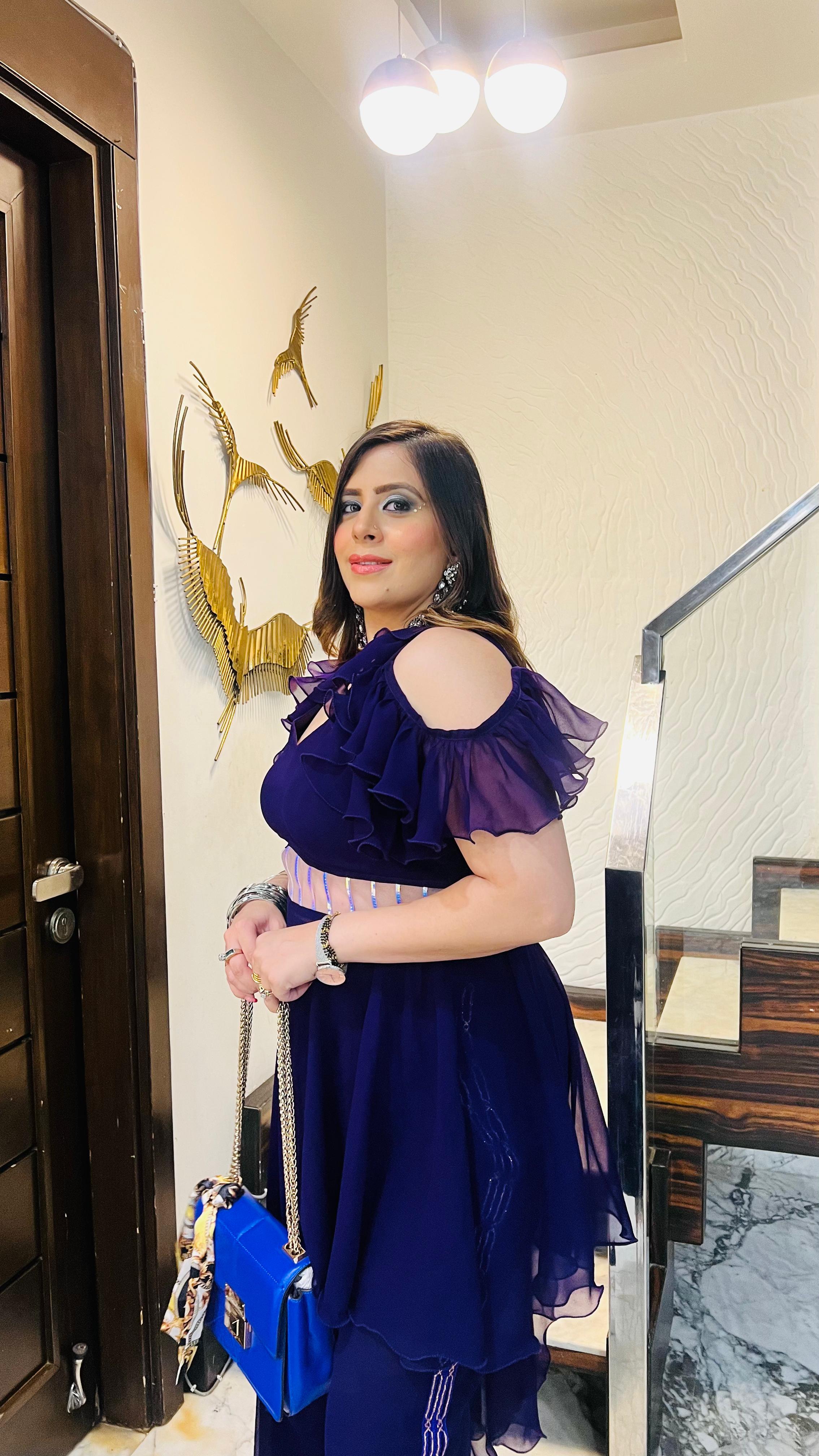 Purple Holographic Co-Ord