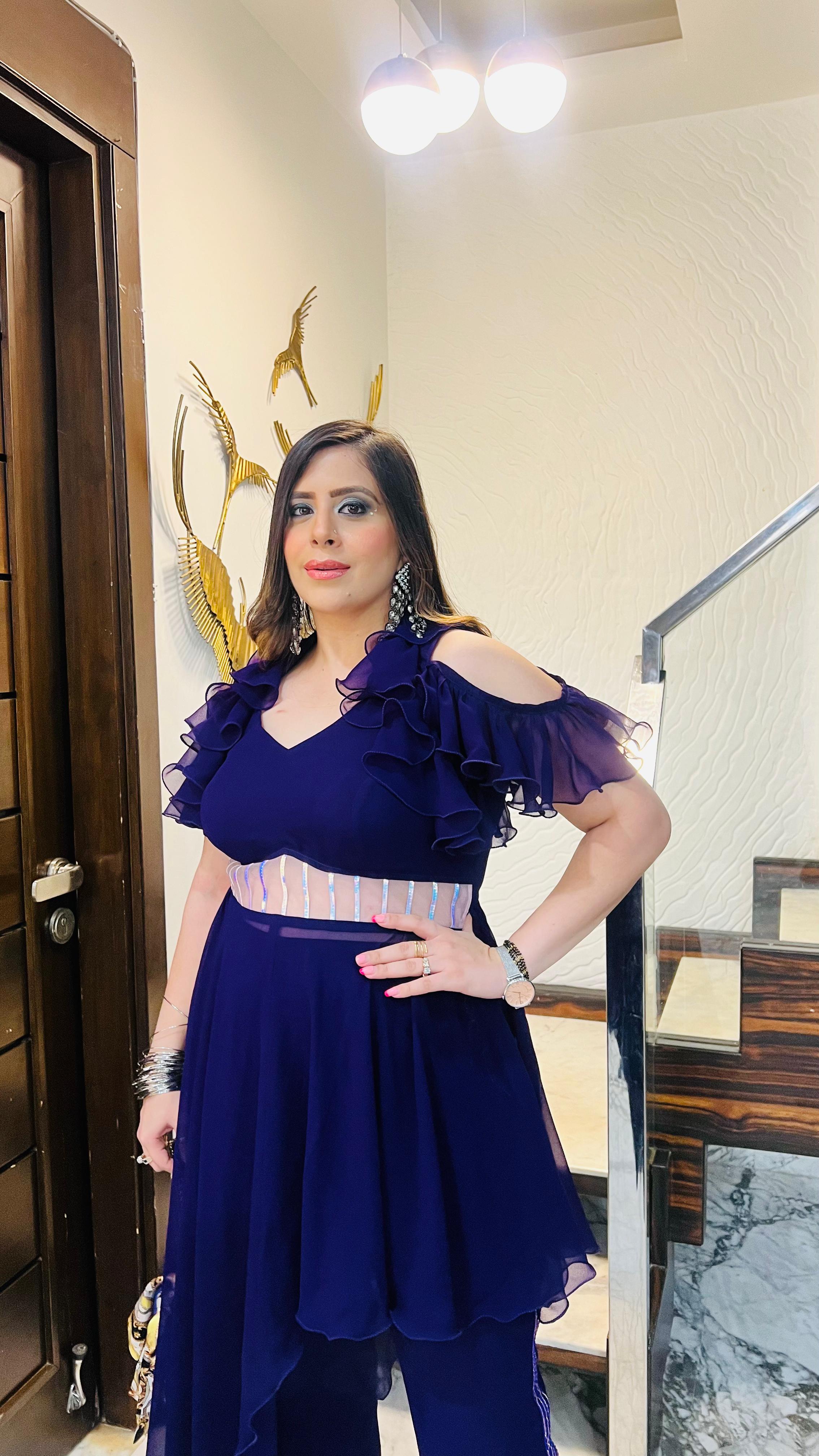 Purple Holographic Co-Ord