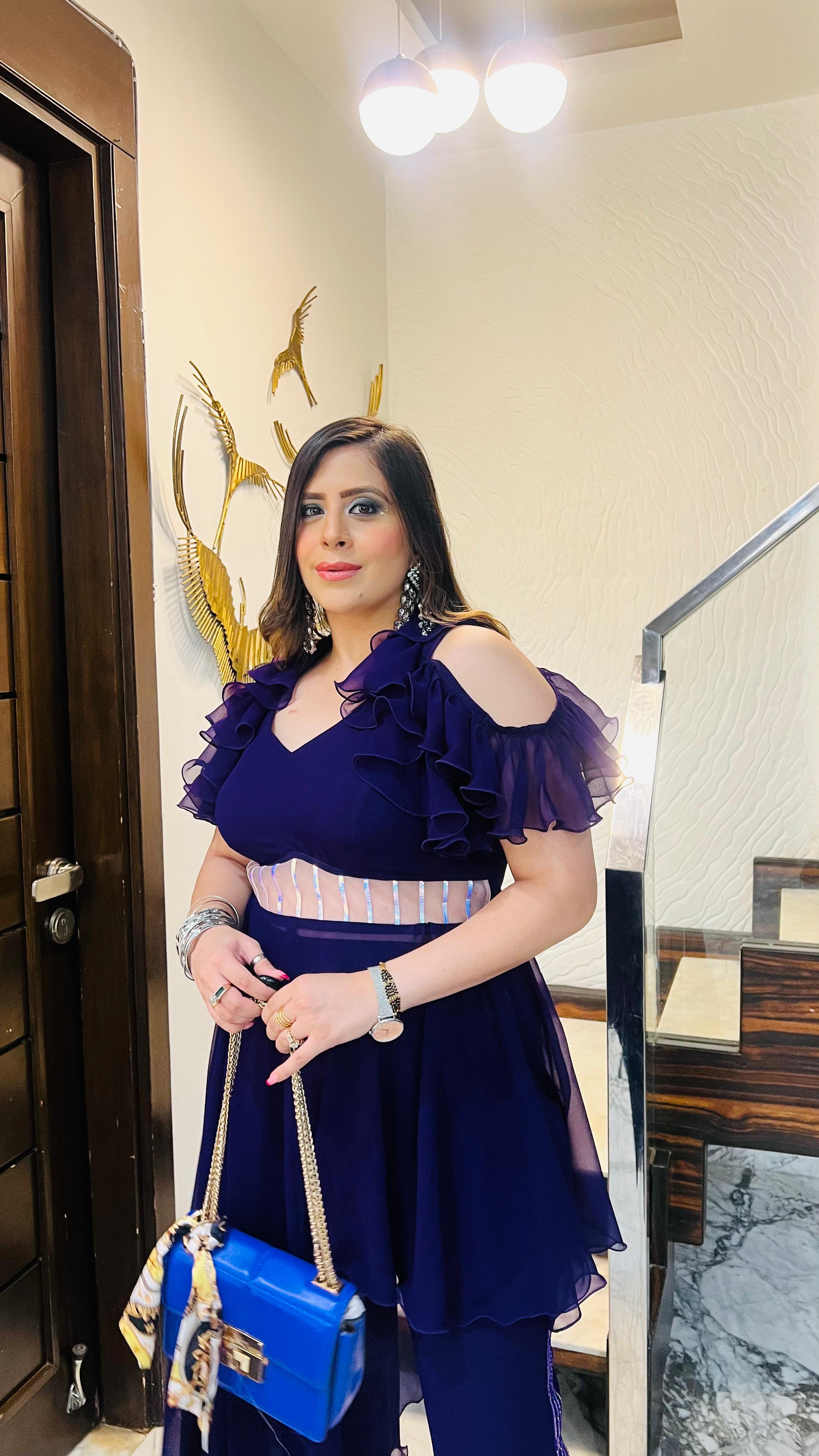 Purple Holographic Co-Ord