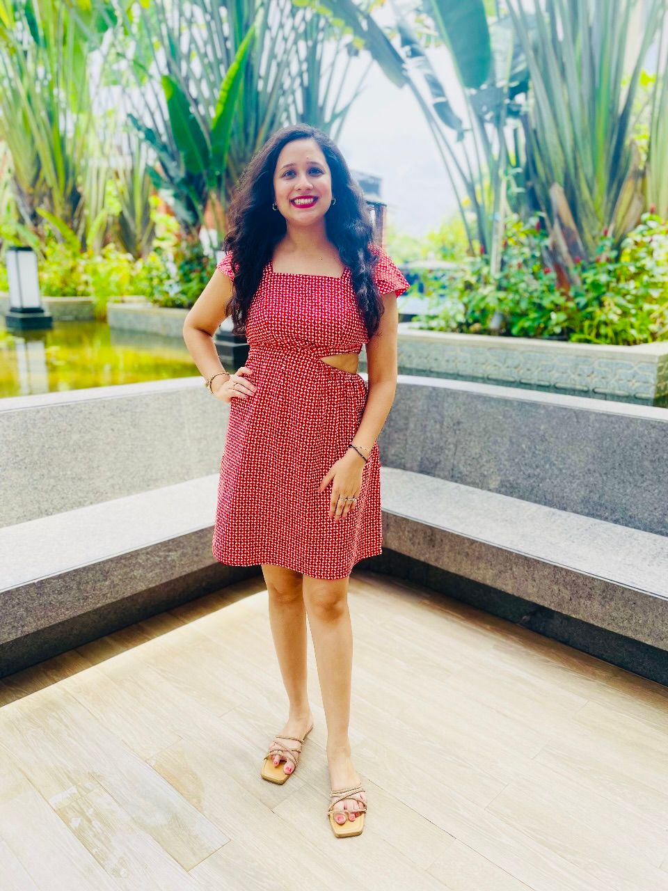 Mischief Red Cut Dress