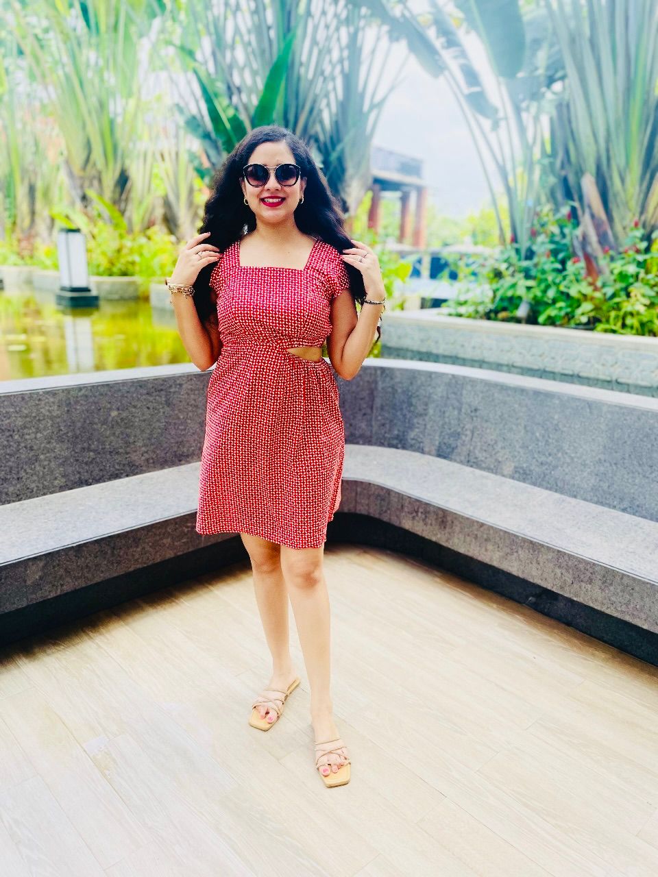 Mischief Red Cut Dress