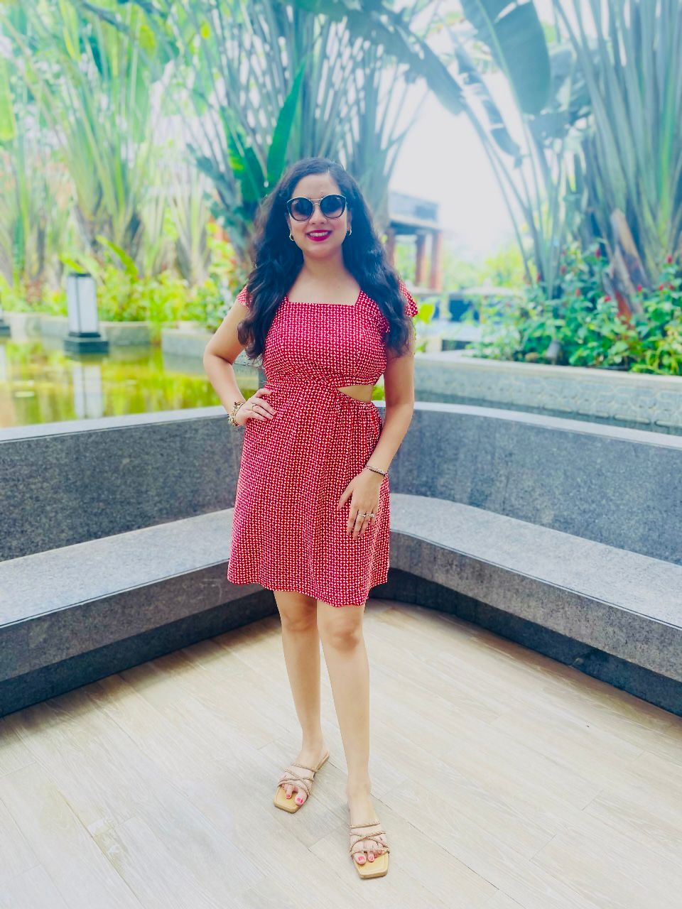 Mischief Red Cut Dress