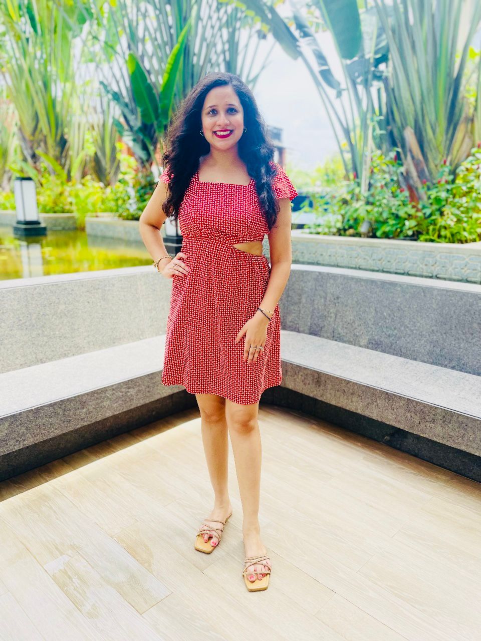 Mischief Red Cut Dress