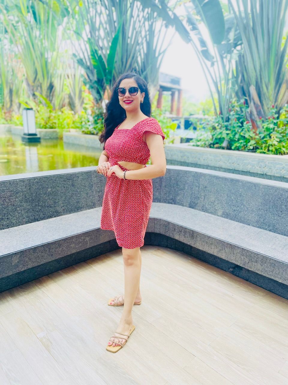 Mischief Red Cut Dress