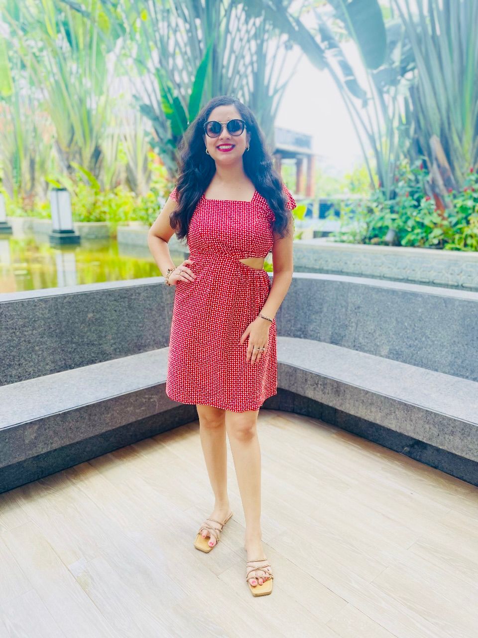 Mischief Red Cut Dress