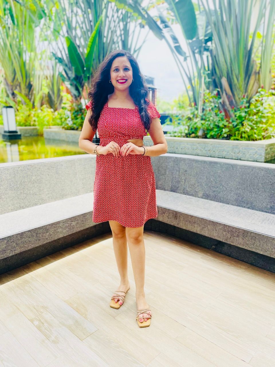 Mischief Red Cut Dress